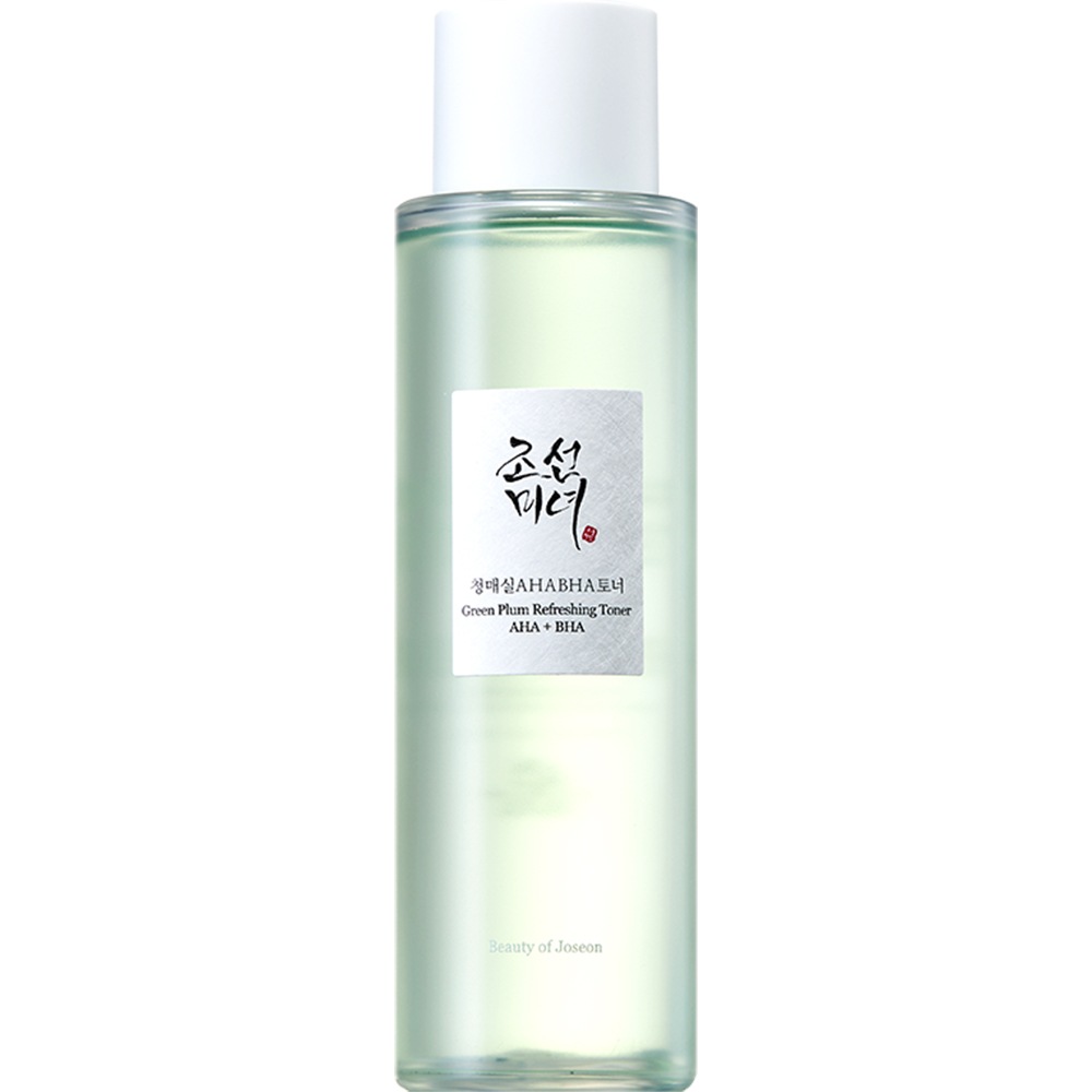 Beauty Of Joseon 2-in-1 Gesichtswasser und Peeling »Green Plum Refreshing Toner: AHA + BHA« milder Toner mit Plaumenwasser und Mungbohnenextrakt