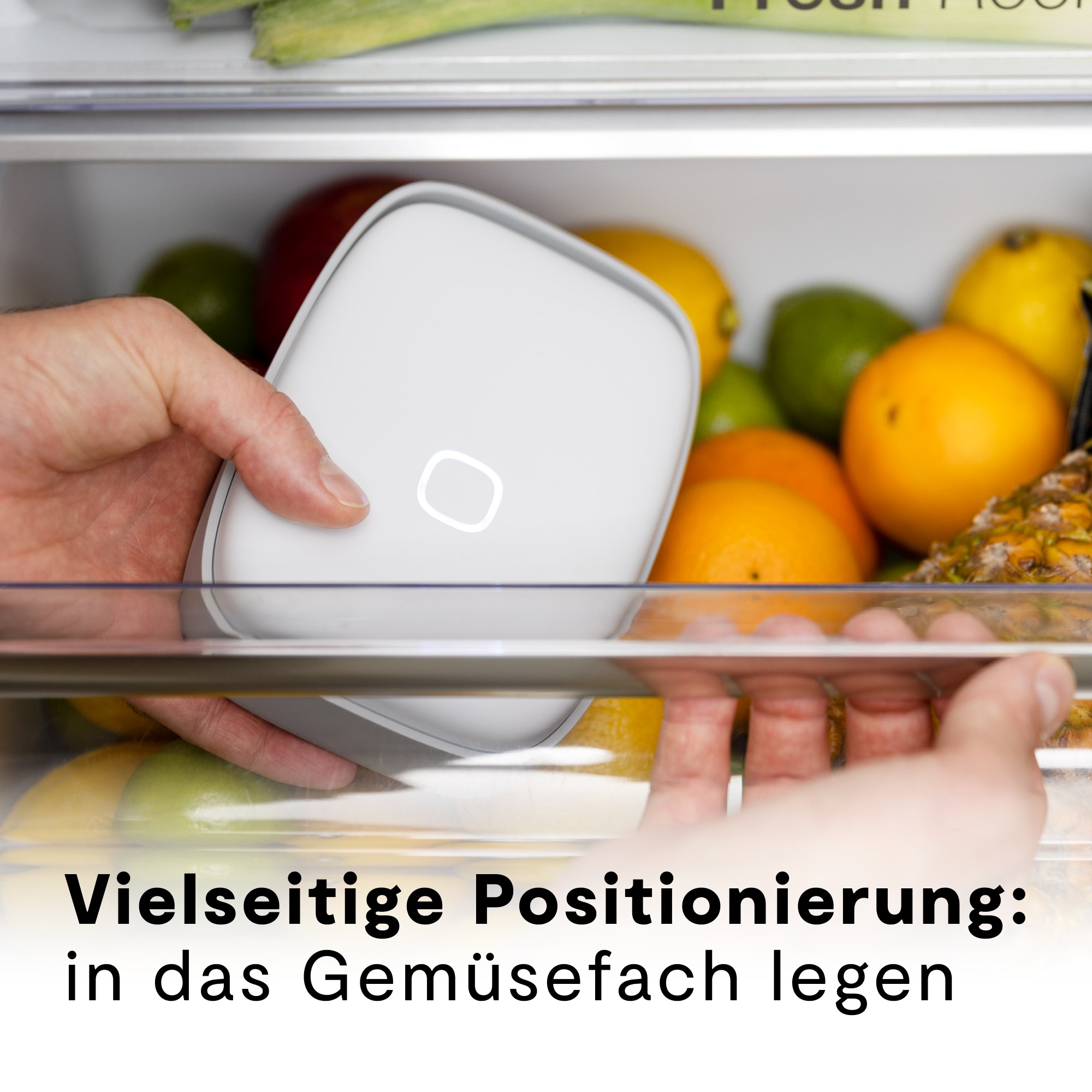 Vitesy Luftreiniger »Shelfy – Smarte Frischeverlängerung für deinen Kühlschrank«, reduzierte Bakterien, verlängert Haltbarkeit, gegen Schimmel