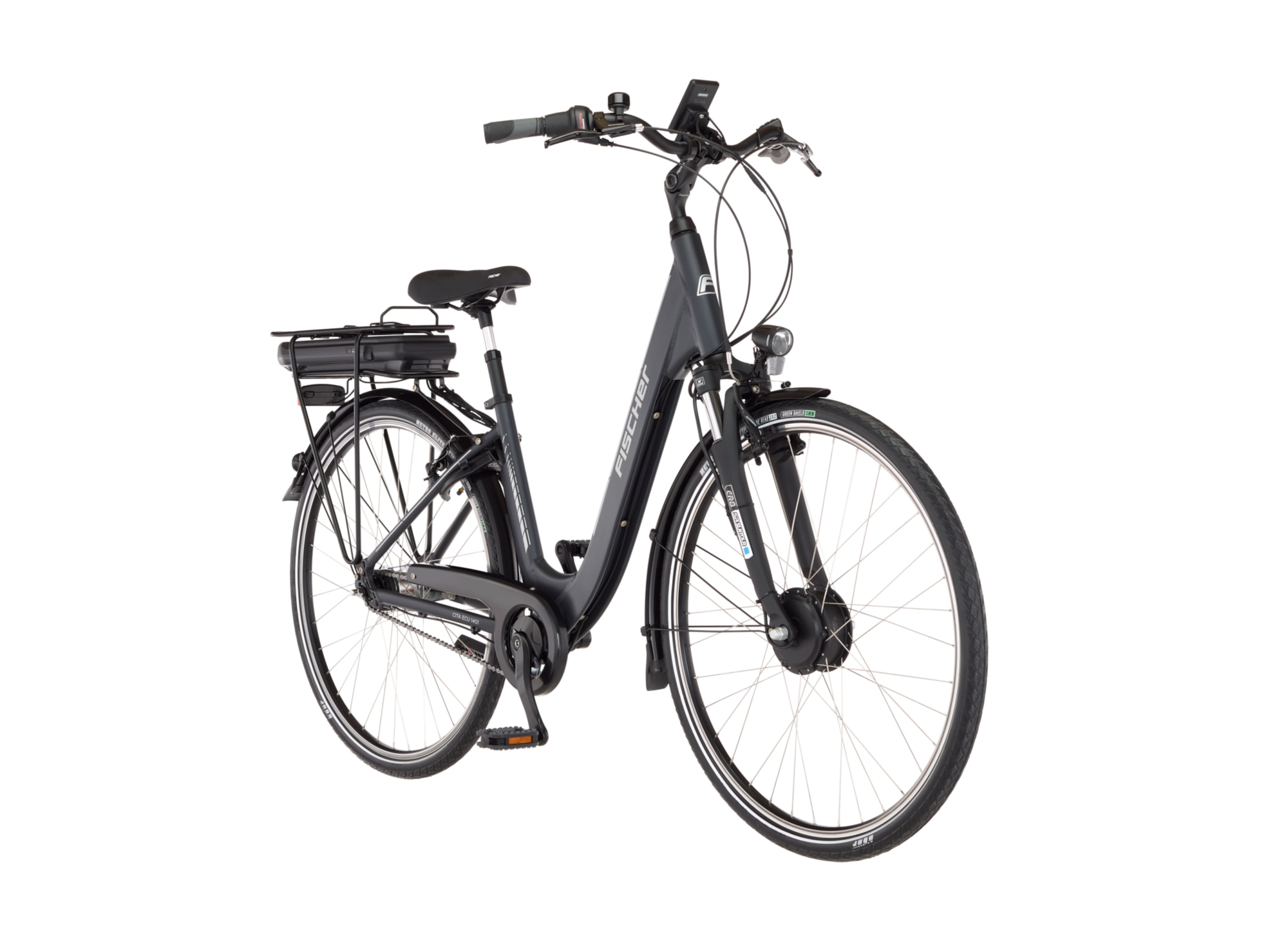 FISCHER Fahrrad »CITA ECU 1401 44« 7 Gang Shimano Nexus Schaltwerk Nabenschaltung Frontmotor 250 W mit Rahmenschloss,  Pedelec, Elektrofahrrad für Damen u. Herren