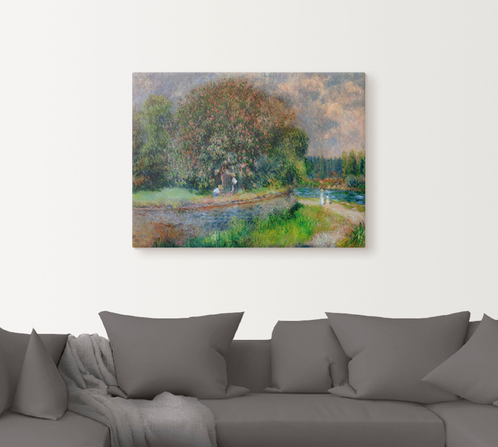 Artland Wandbild »Blühender Kastanienbaum« Wiesen & Bäume 1 Stk. tlg. als L günstig online kaufen