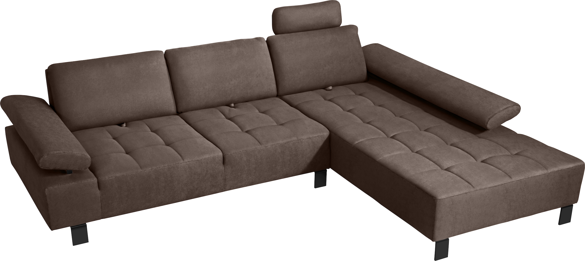 alina Ecksofa »Royce« inklusive Sitztiefenverstellung, 270 cm breit günstig online kaufen