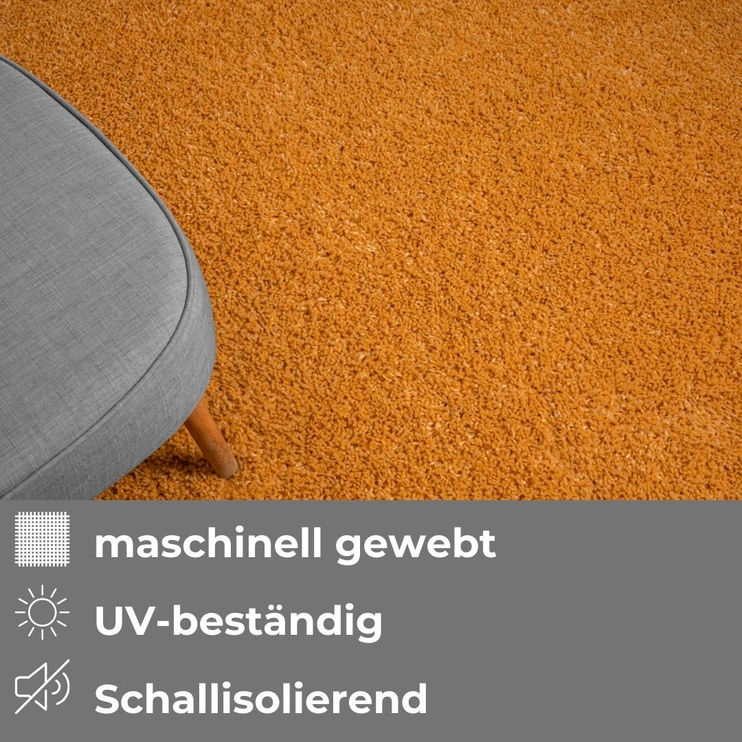 my home Hochflor-Teppich »Banji«, rechteckig, 37 mm Höhe, Uni Farben, weich und flauschig, auch als Läufer & in rund erhältlich
