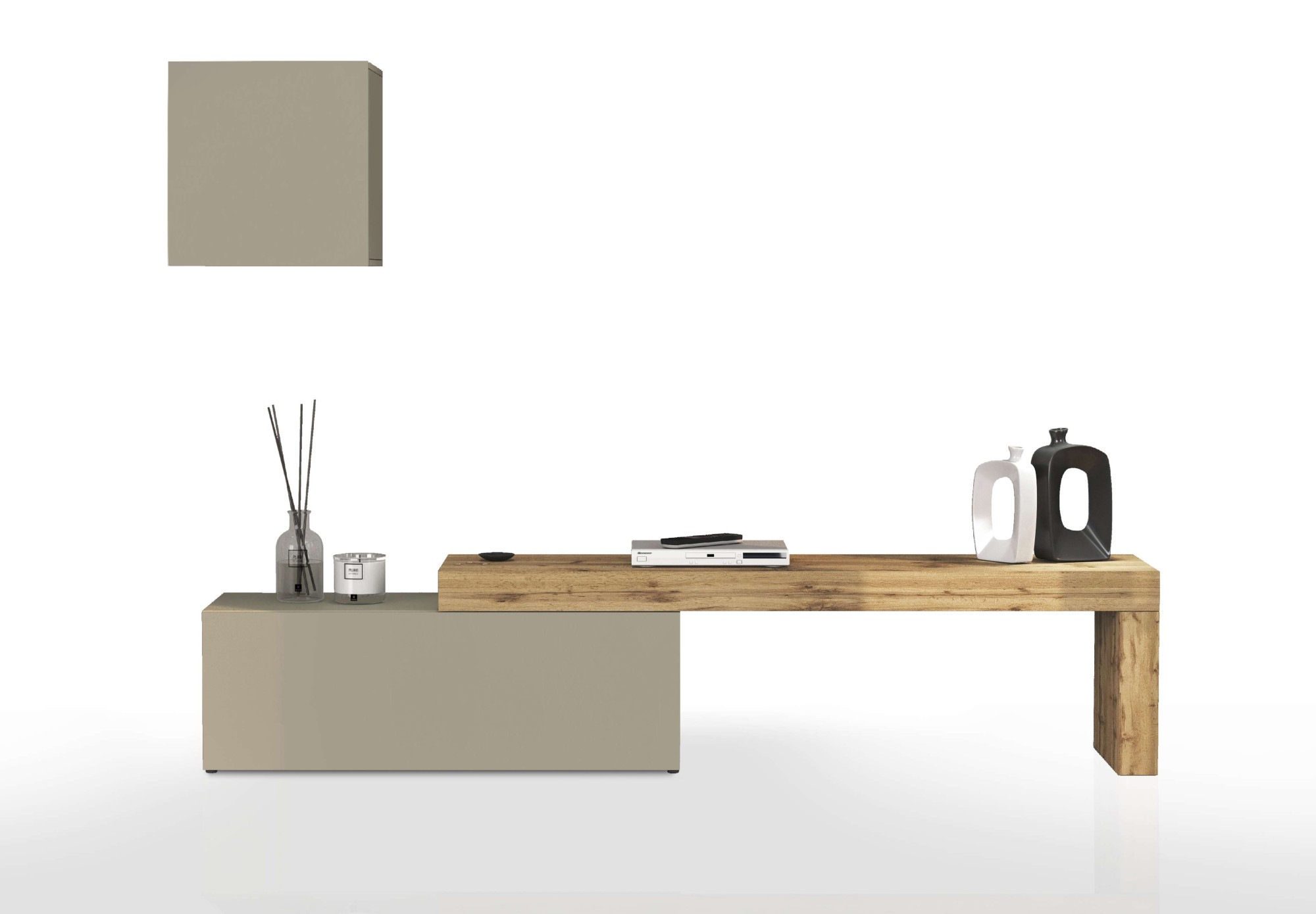 OTTO home TV-Wand »Chronos TV-Set, Wohnwand – Elemente frei platzierbar, Made in Italy« Set, 2-er set, 2 Stk. tlg.