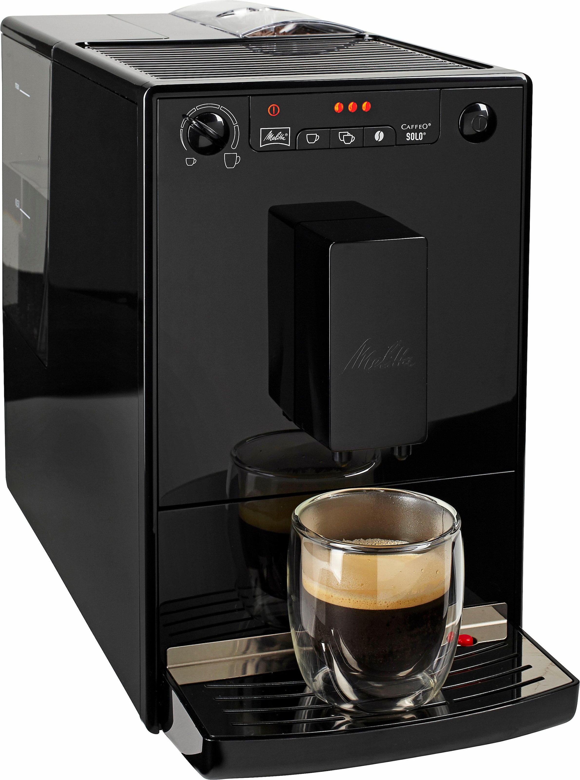 Melitta Kaffeevollautomat online E 1,2l Pure Tank, Kegelmahlwerk 950-222, Black kaufen Solo® CAFFEO®