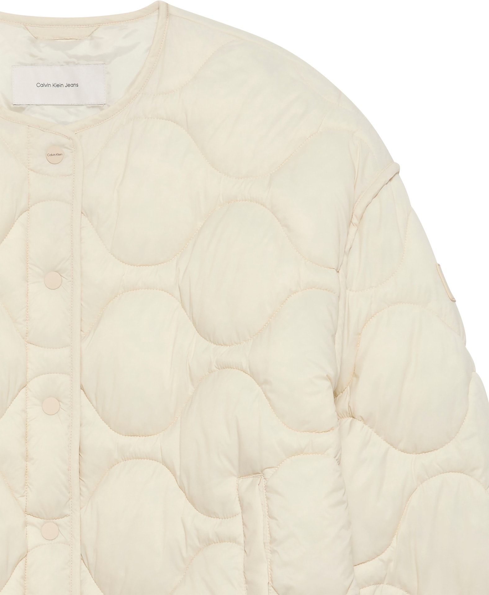 Calvin Klein Jeans Steppjacke »INSULATED LINER JACKET«, ohne Kapuze, Mit Rundhalsausschnitt