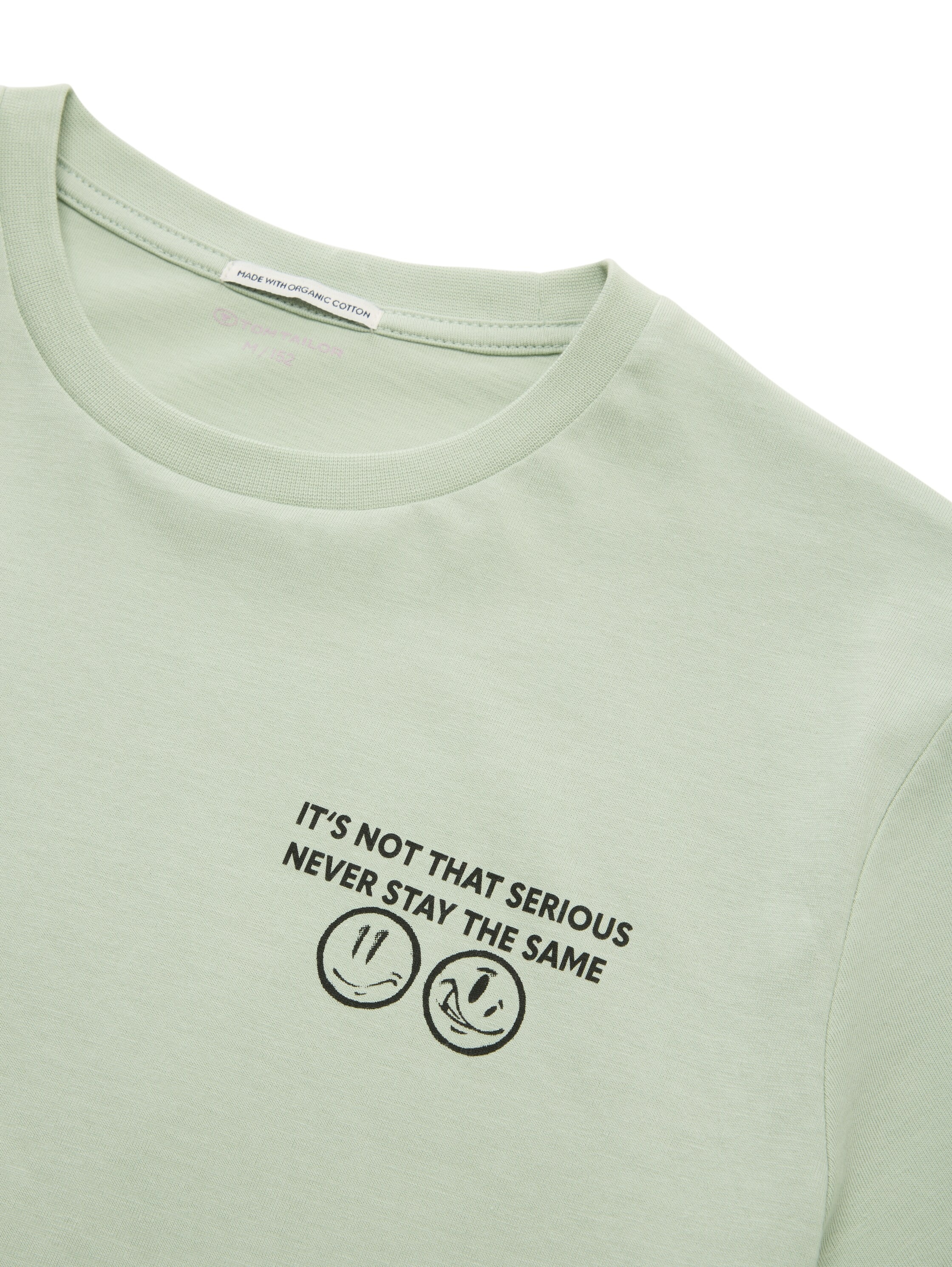 TOM TAILOR T-Shirt, mit Front und Back Print