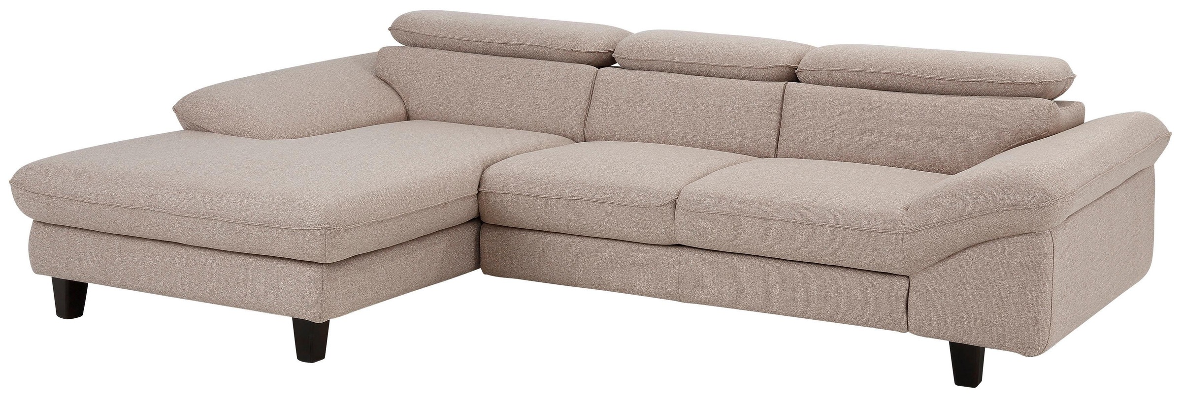 Home affaire Ecksofa "Pilot L-Form" mit Kopfteilverstellung, wahlweise mit günstig online kaufen