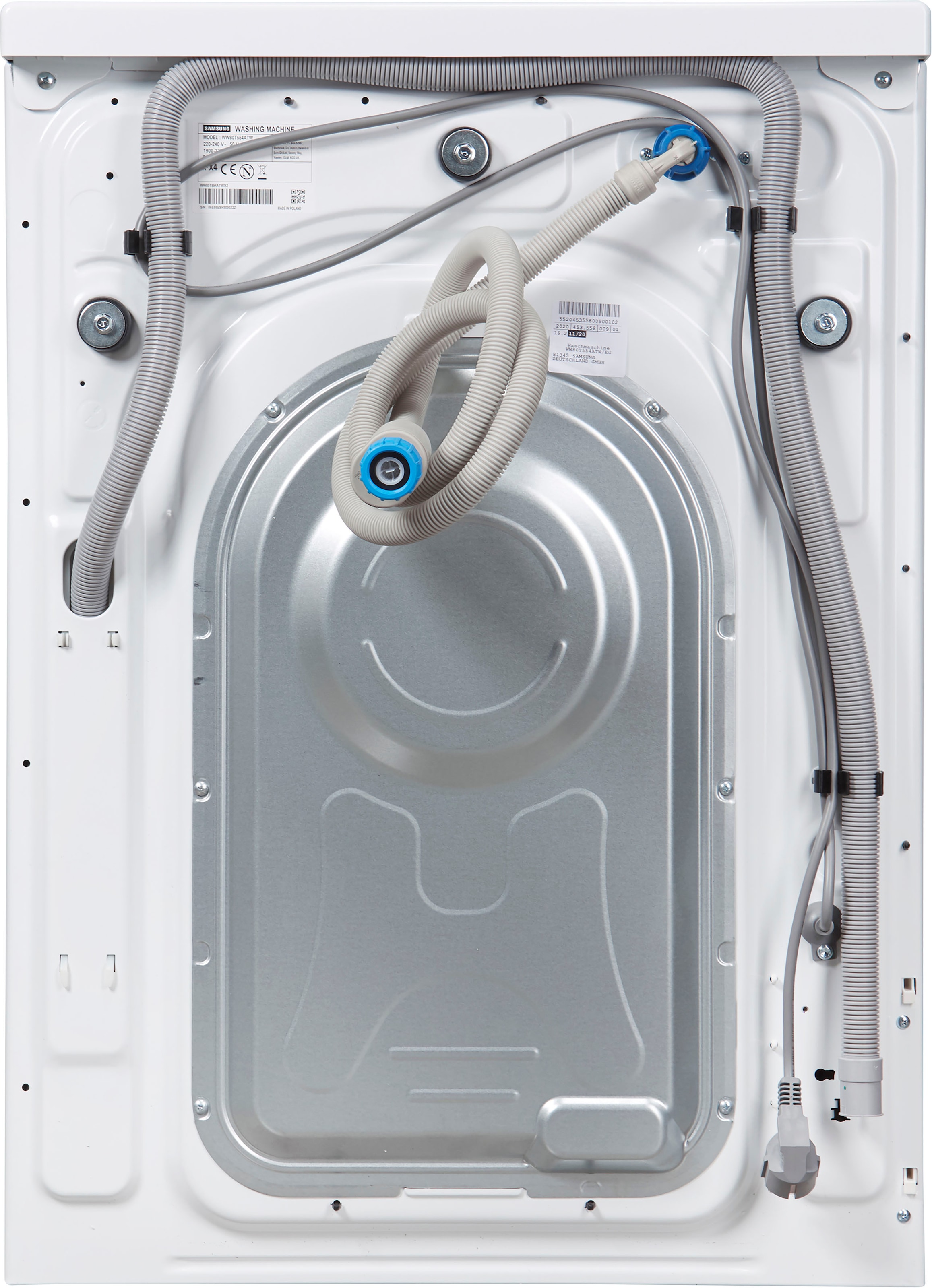 Samsung Waschmaschine »WW80T554ATW/S2«, Rechnung Garantie, Jahre WW80T554ATW/S2, kaufen 1400 kg, 8 4 auf AddWash™ WW5500T, U/min
