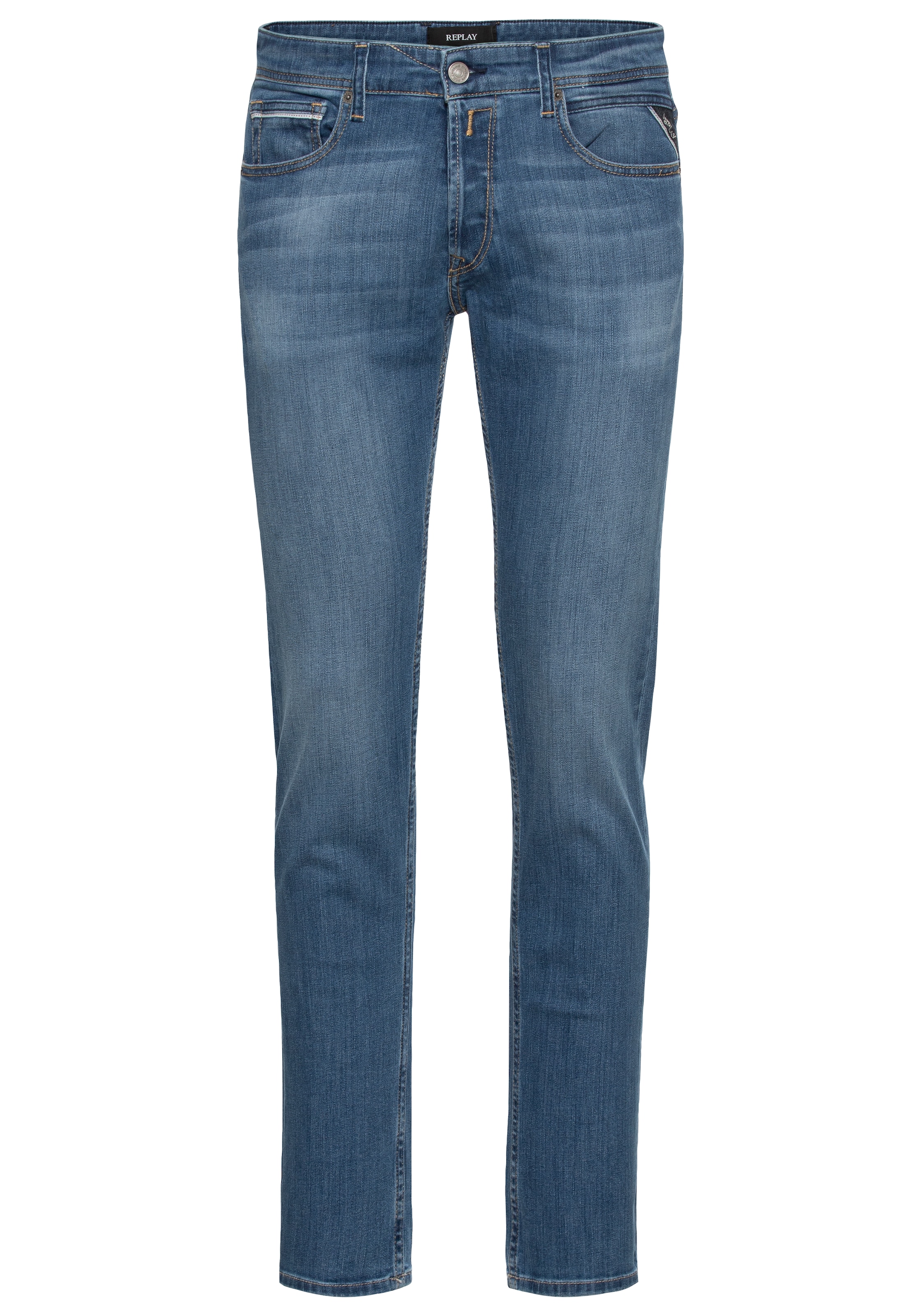 Replay Straight-Jeans »GROVER«, in vielen verschiedenen Waschungen, mit Stretch