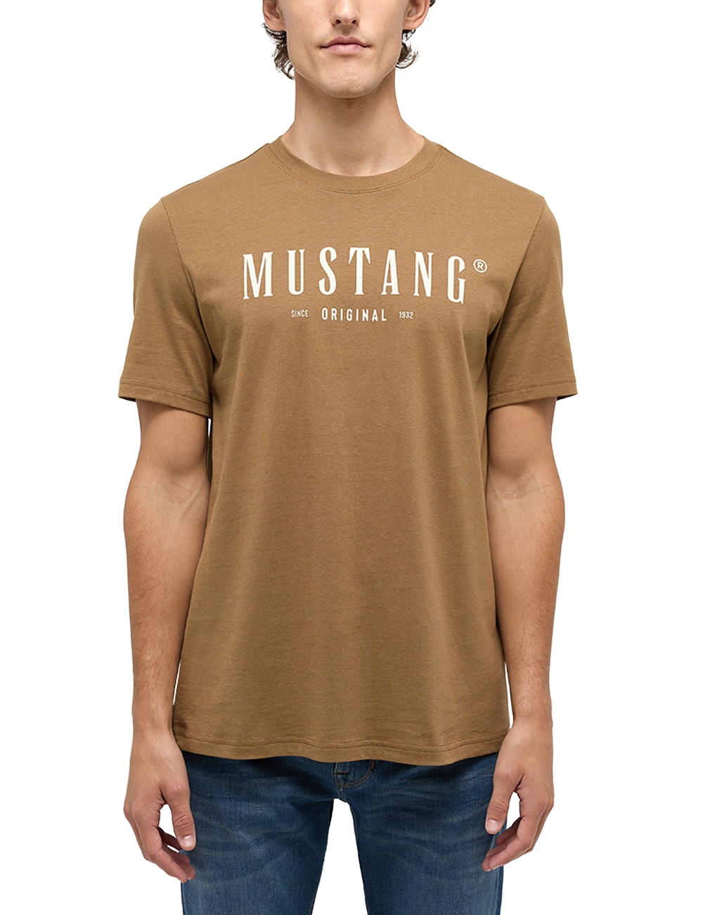 MUSTANG Kurzarmshirt »Print-Shirt« bei online
