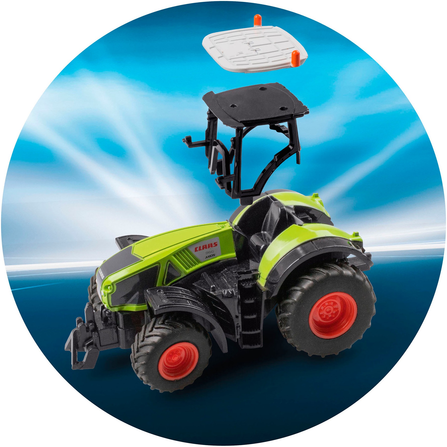 Revell® Spielzeug-Adventskalender »Bauernhofabenteuer, mit RC Traktor Claas Axion 960 zum Selberbauen«, ab 6 Jahren, inklusive Bauernhoftieren und -zubehör