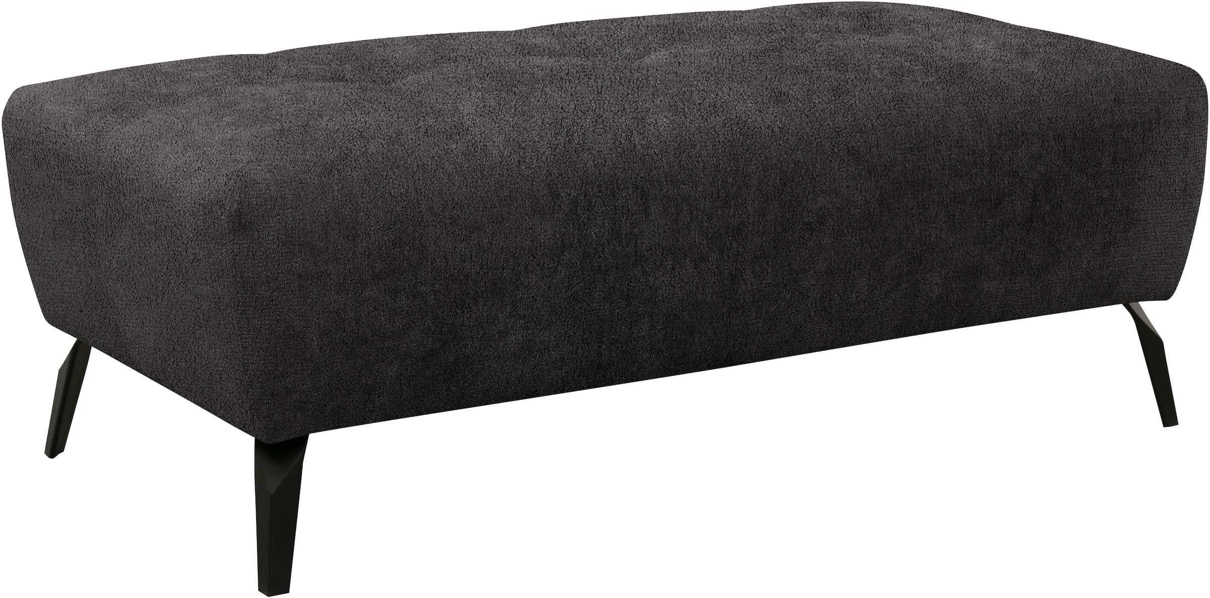 OTTO home Hocker »Viiborg 121 x 63 cm, mit Steppungen, elegant, modern« pflegeleichter Bezug, extra hohe Füße - passend für Saugroboter!