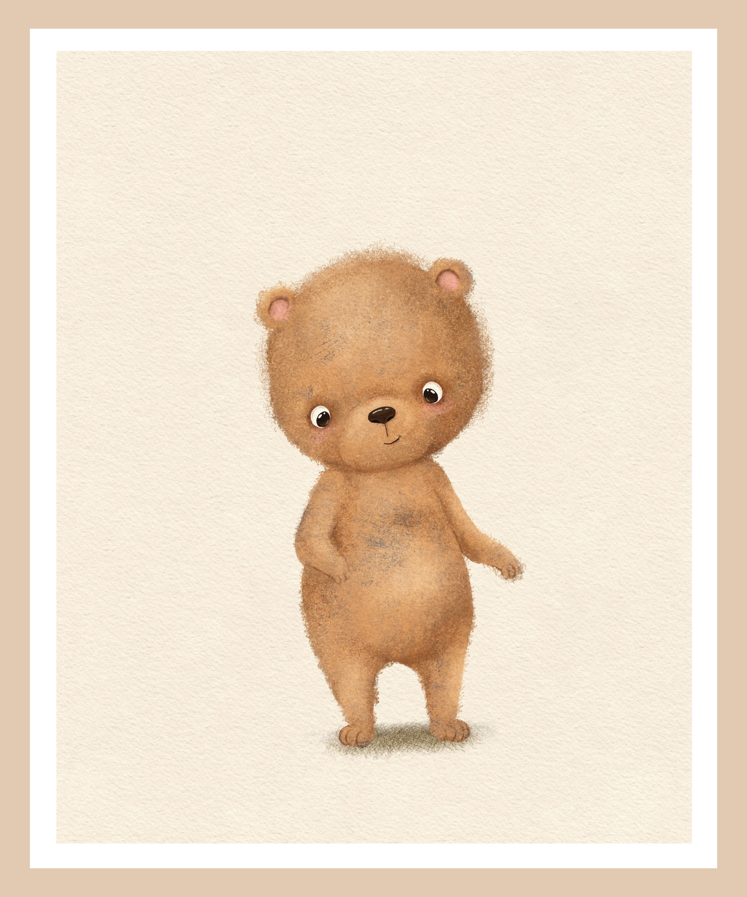 Lüttenhütt Bild mit Rahmen »oder Poster, Bär«, Bär-Fantasy-Tiere, (1 St.), günstig online kaufen