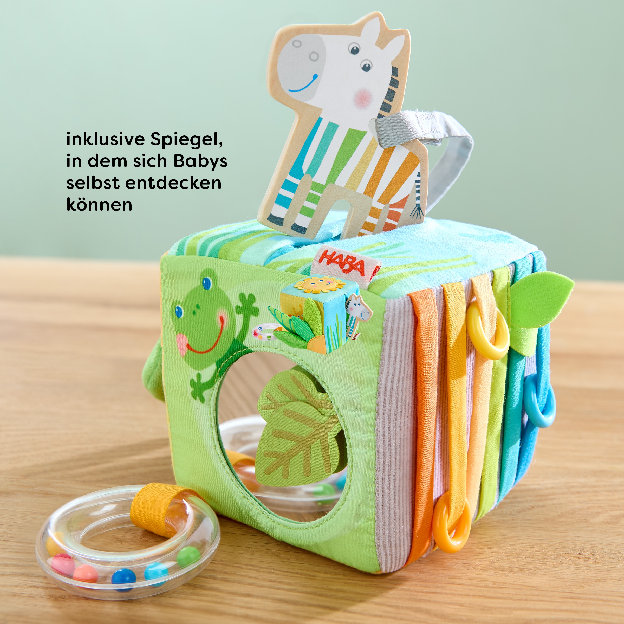 Haba Motorikwürfel »Entdeckerwürfel Zebra«