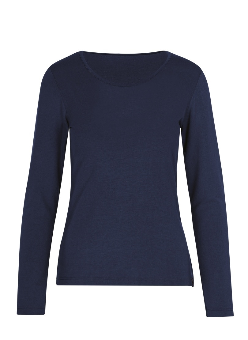 Trigema Longsleeve »TRIGEMA Shirt aus Viskose Langarm«, (1 tlg.)