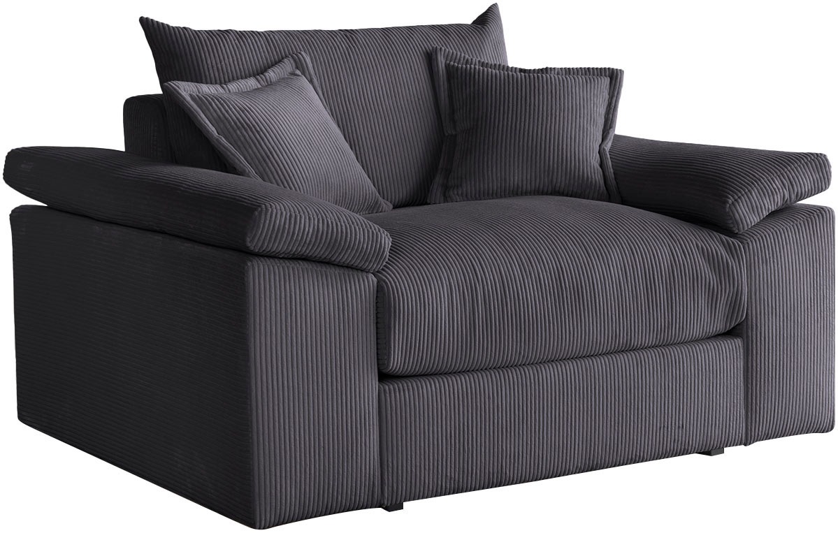 Home affaire XXL-Sessel »Soft&Cosy«, Mega-Sessel, Cord oder Chenille-Strukt günstig online kaufen