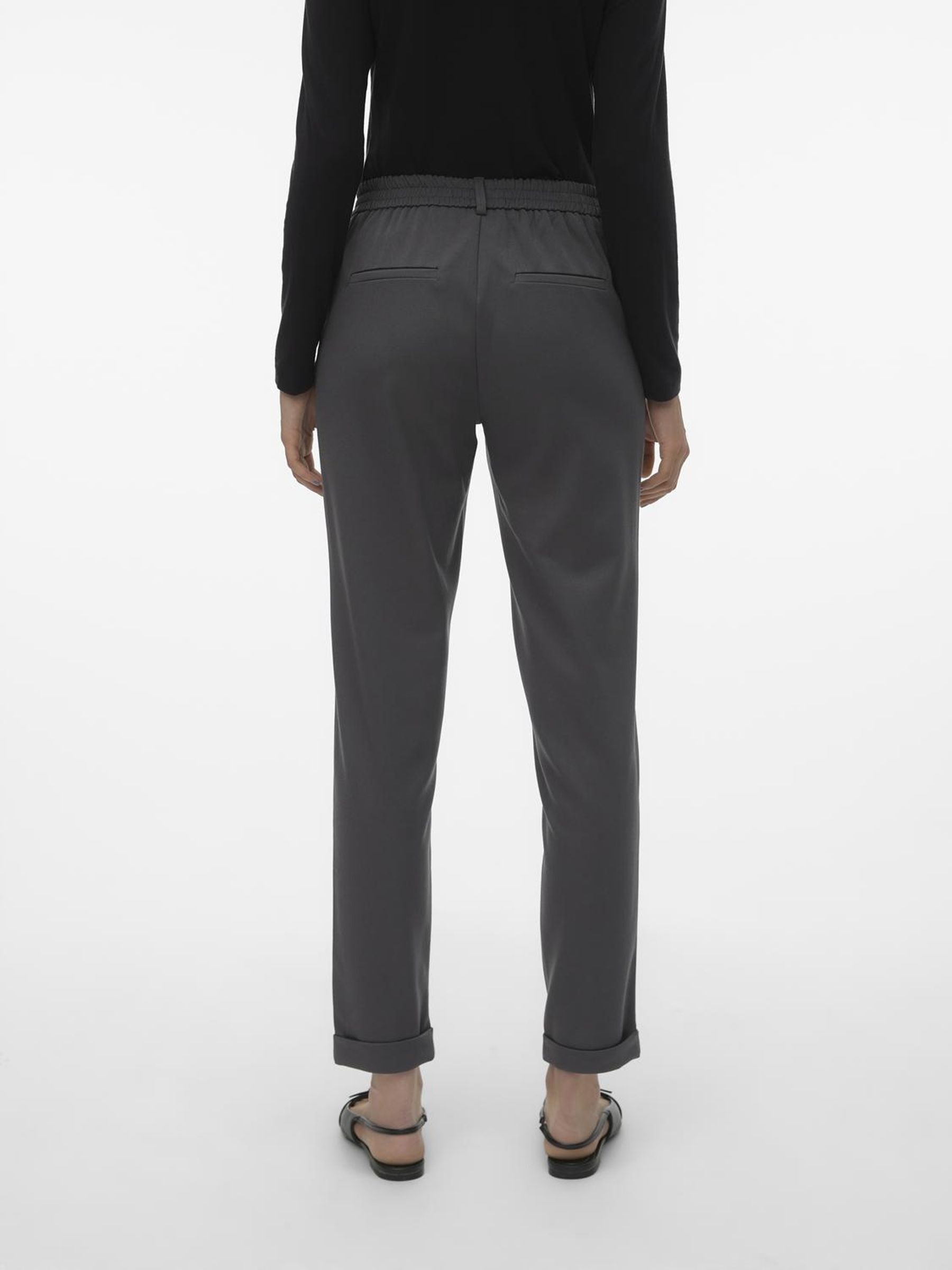 Vero Moda Anzughose »VMMAYA MR LOOSE SOLID PANT NOOS«, knöchelfreie Form mit Saumaufschlag