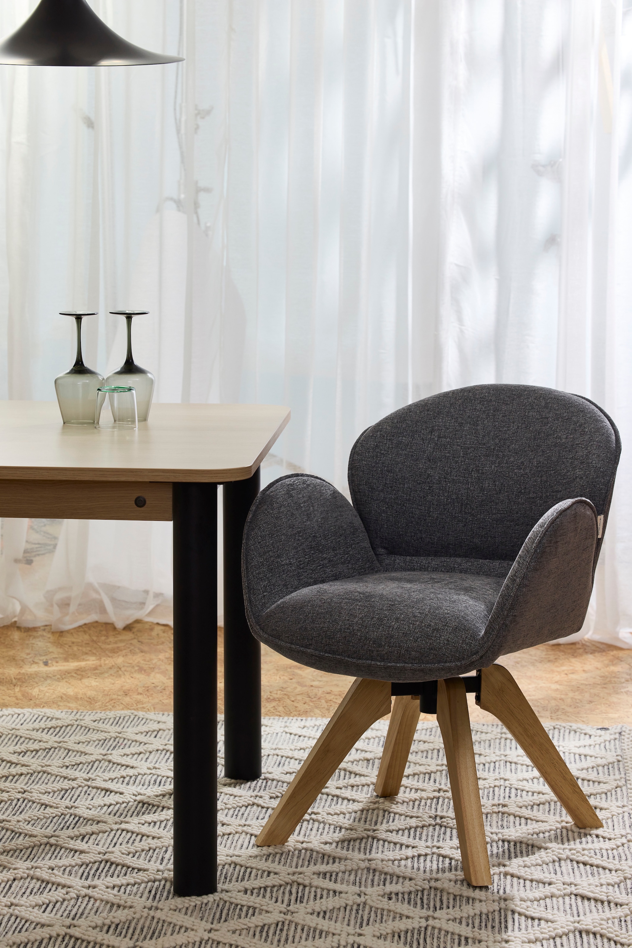 TOM TAILOR HOME Armlehnstuhl »WINGS ARMCHAIR« (Set) 2 Stk. Chenille mit Arm günstig online kaufen