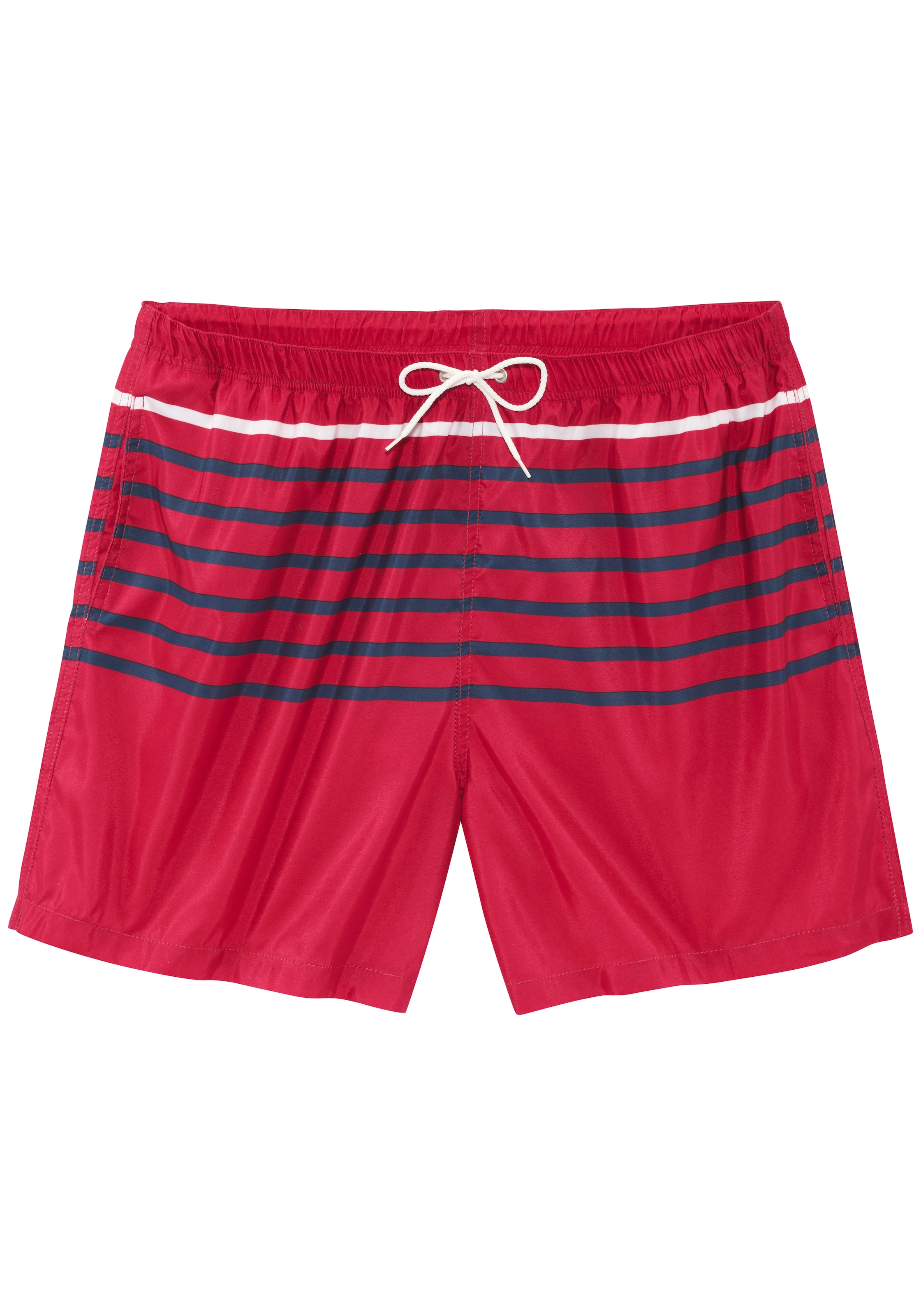 John Devin Badeshorts mit platziertem Streifendesign