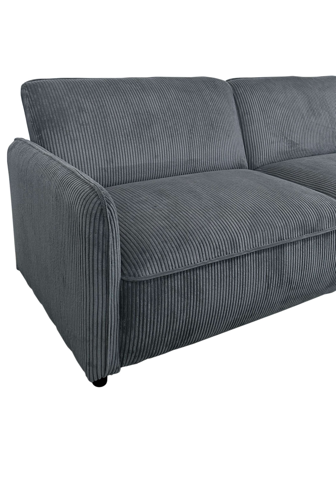 Dorel Home 3-Sitzer »ALICIA Schlafsofa 209 cm«, Bettfunktion (110/190cm), verstellbare Rückenlehne, Cord, Velours