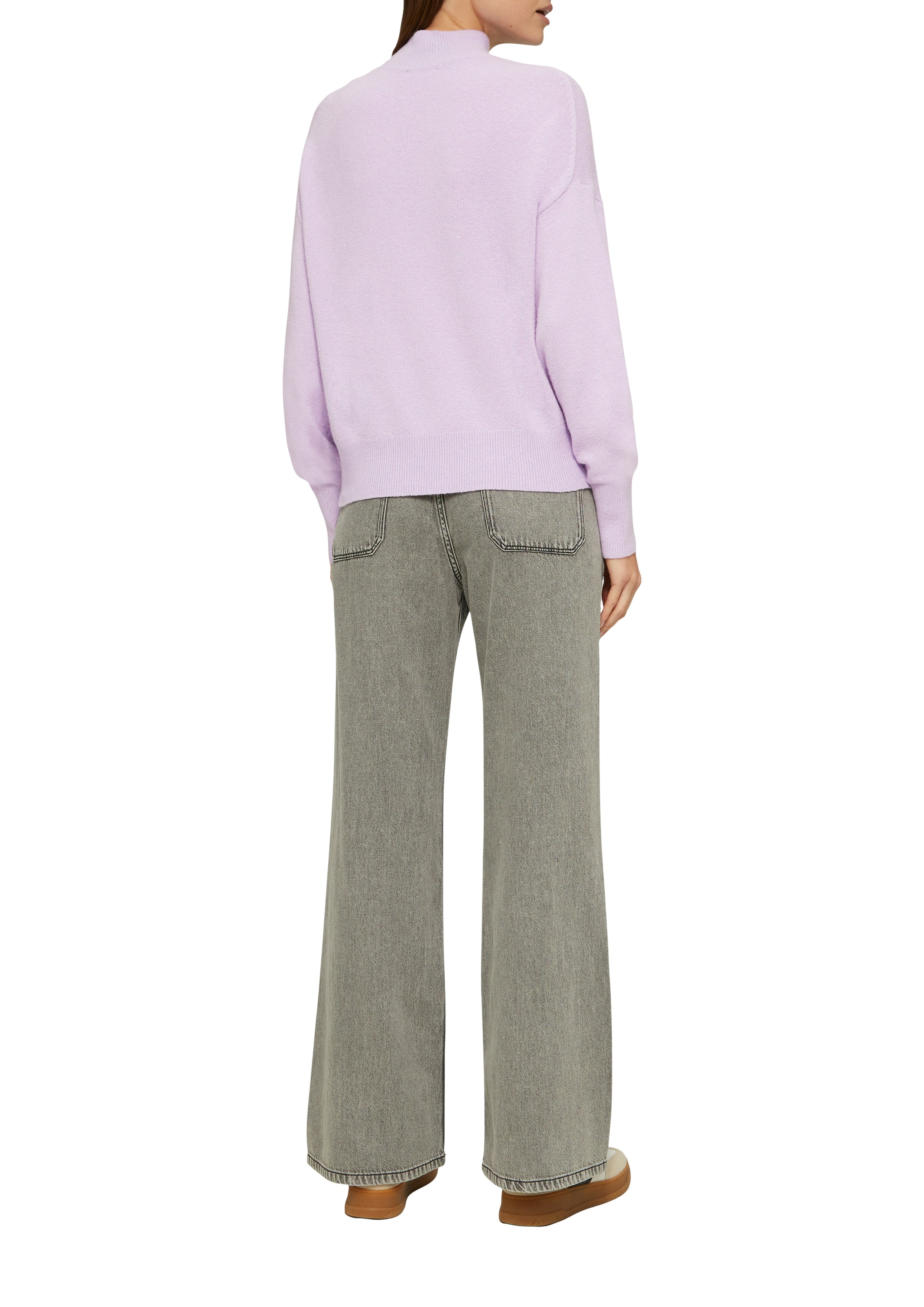 s.Oliver Strickpullover, mit Stehkragen