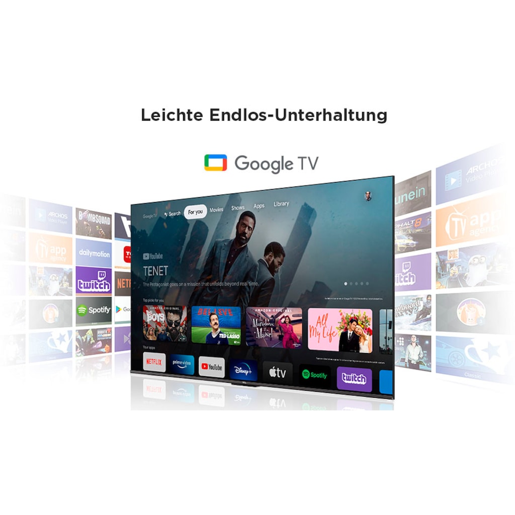 TCL LED-Fernseher »55P731X1«, 139 cm/55 Zoll, 4K Ultra HD, Smart-TV-Google TV