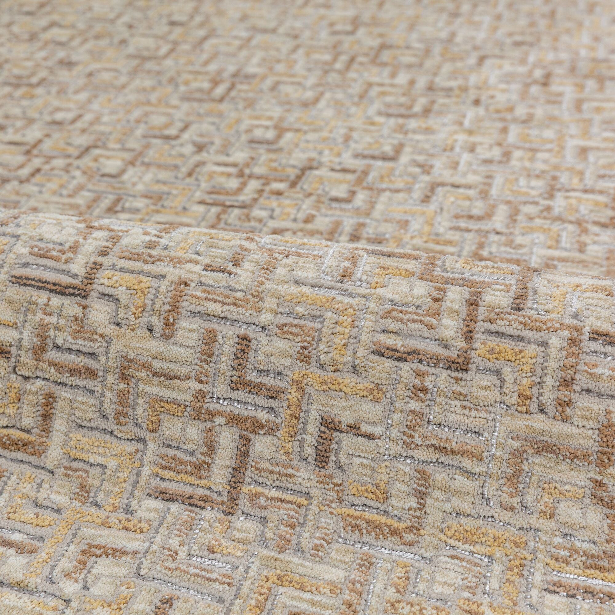 FLAIR RUGS Designteppich »KADO« rechteckig 7 mm Höhe Eleganter Schimmer-Effekt