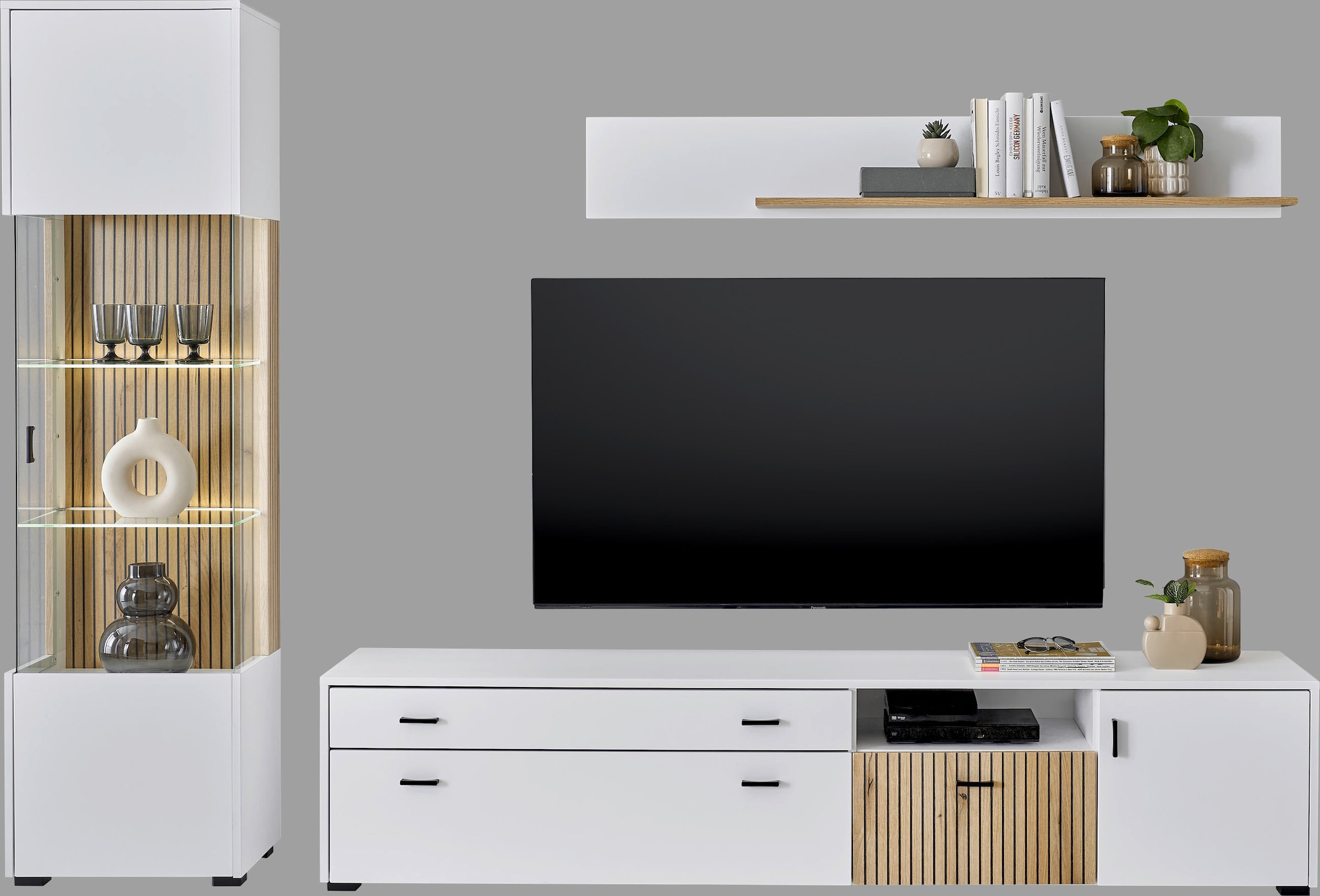 INOSIGN Wohnwand »HUDSON« Set, 3 Stk. tlg.