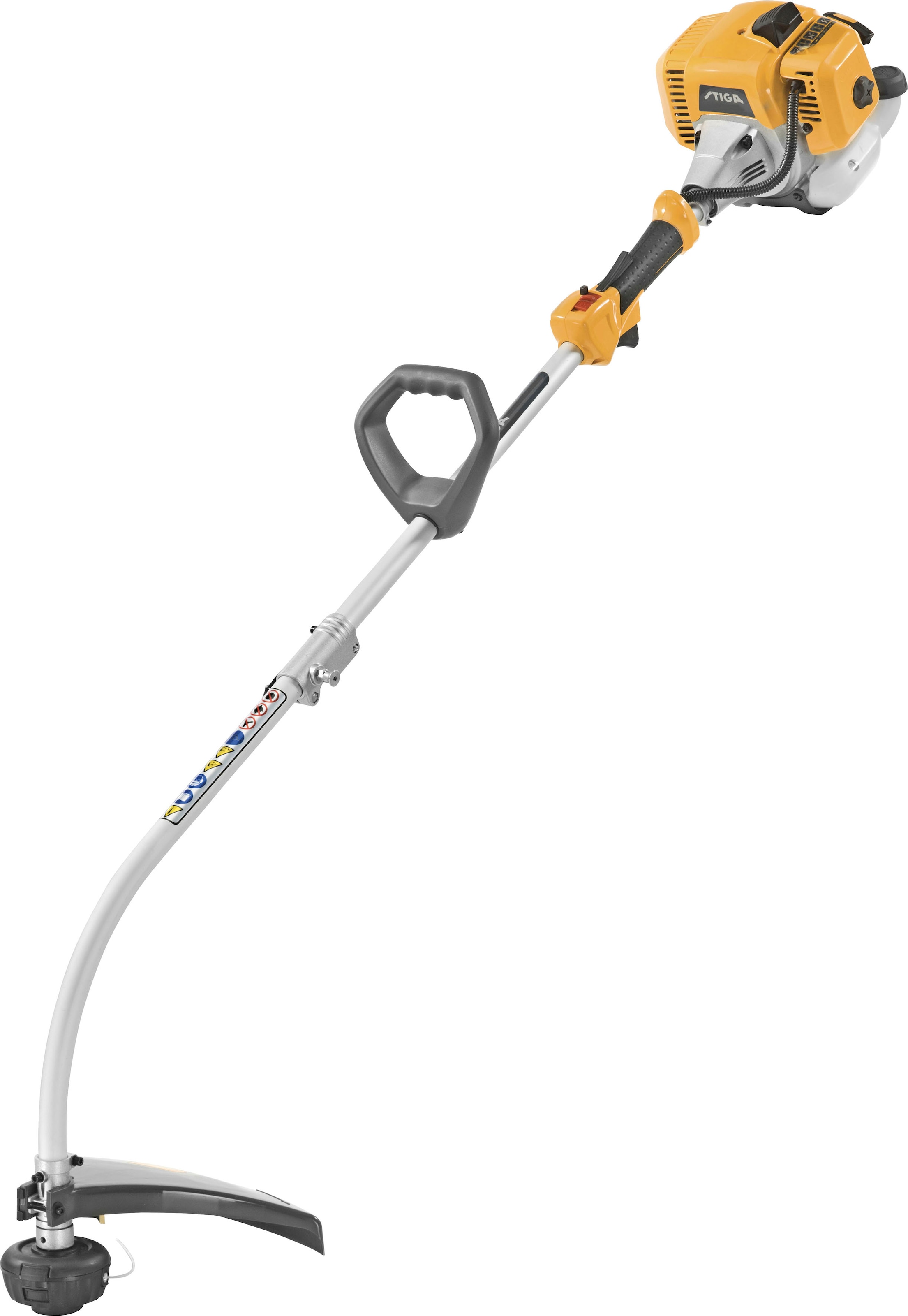 STIGA GARDEN Benzin-Motorsense »GT 330 A«, Gebogener Schaft, Tap&Go Fadenspule