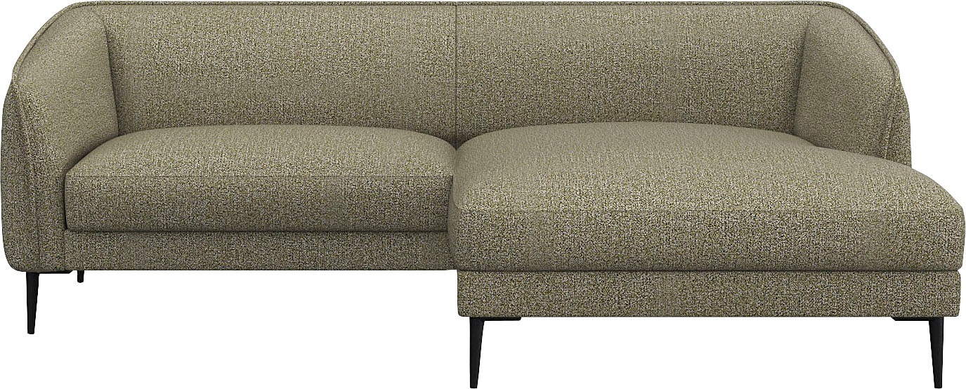 FLEXLUX Ecksofa »Belle Designsofa, bequem durch Kaltschaum im Sitz, OTTOs C günstig online kaufen