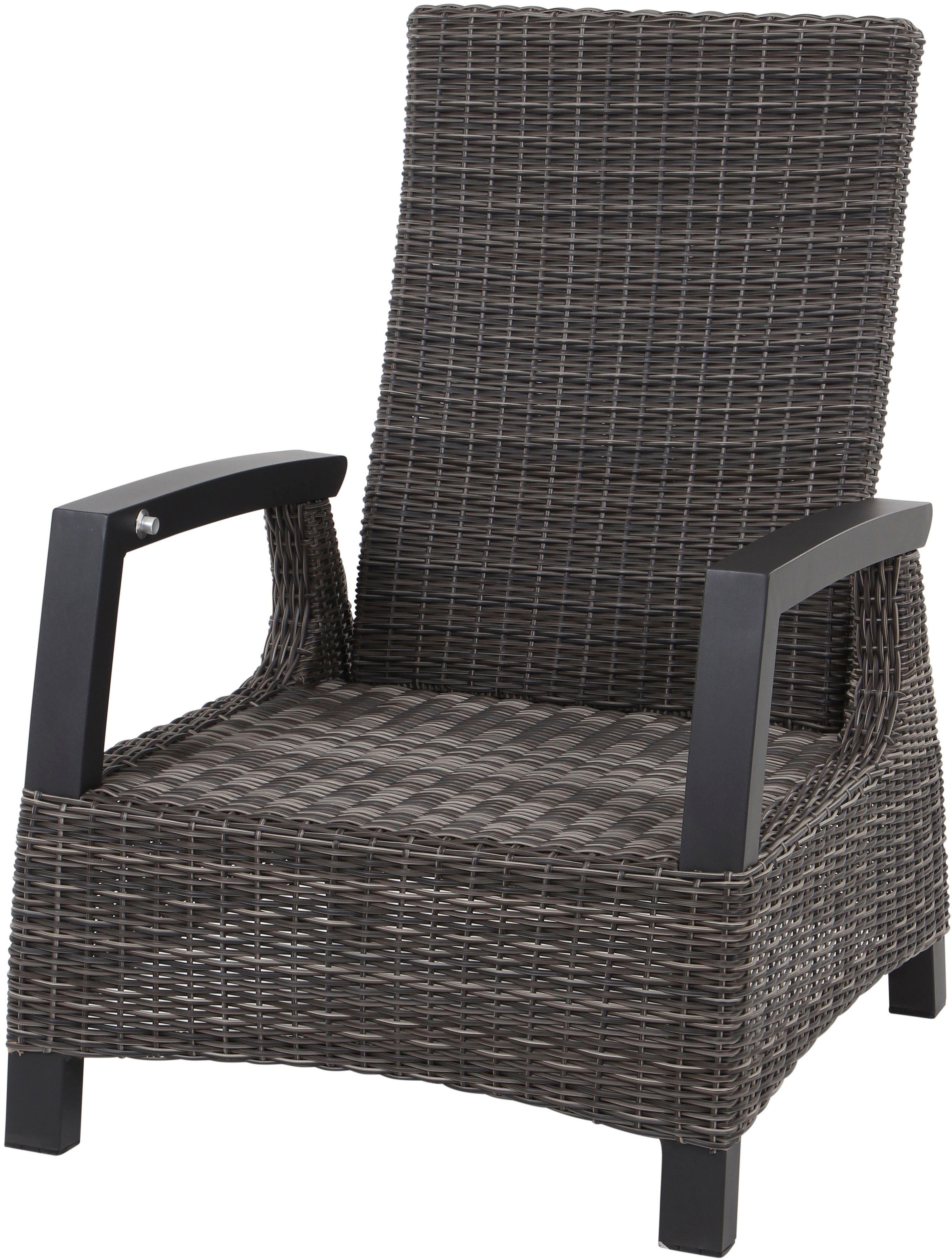 Siena Garden Gartenlounge-Set »Corido«, (Set, 9 tlg.), bestehend aus 2 Sesseln, 1 Sofa, 1 Tisch und 5 Auflagen