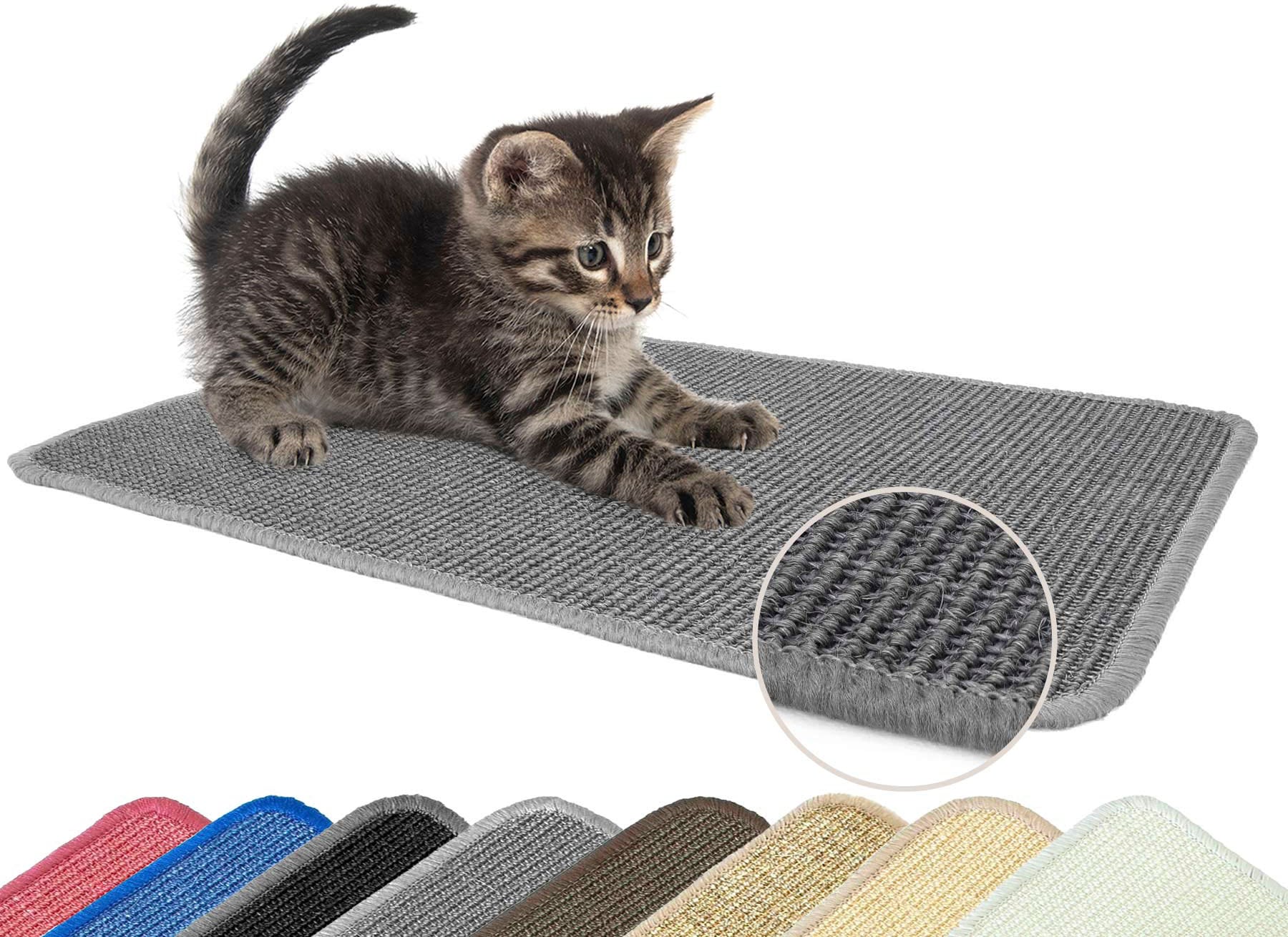 Primaflor-Ideen in Textil Kratzbrett »Katzen-Kratzmatte SISALLUX, Made in Netherlands«, (1 tlg.), Kratzteppich, Sisal, in verschiedenen Größen, vielseitig einsetzbar