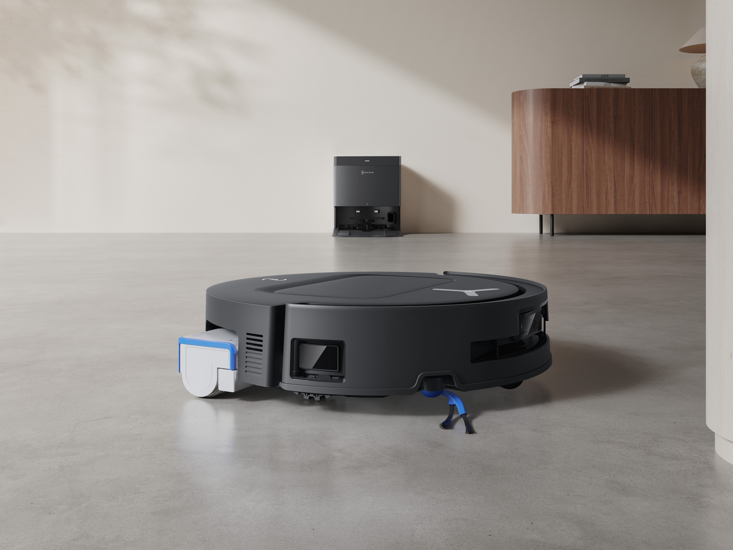 ECOVACS Saugroboter »DEEBOT T80 OMNI«, und Wischroboter mit Absaugstation
