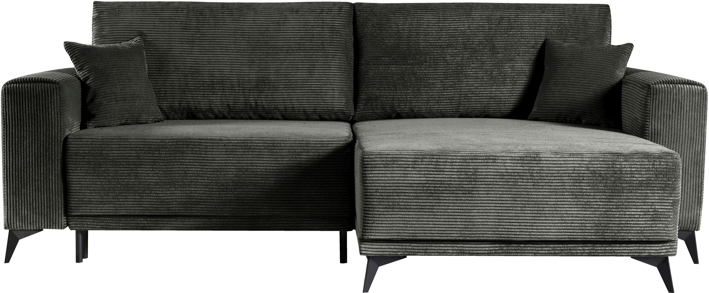 WERK2 Ecksofa »Scandic L-Form«, Moderne Eckcouch in Cord, Sofa mit Schlaffu günstig online kaufen