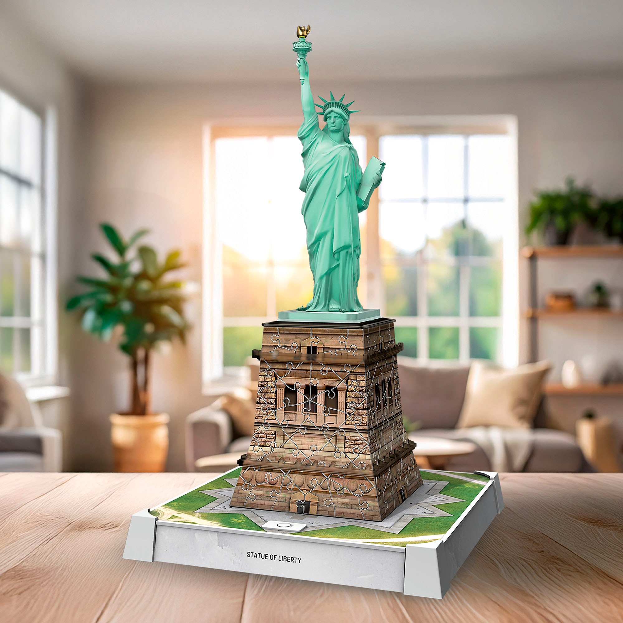 Ravensburger 3D-Puzzle »Iconics: Freiheitsstatue - mit Licht«, Made in Europe