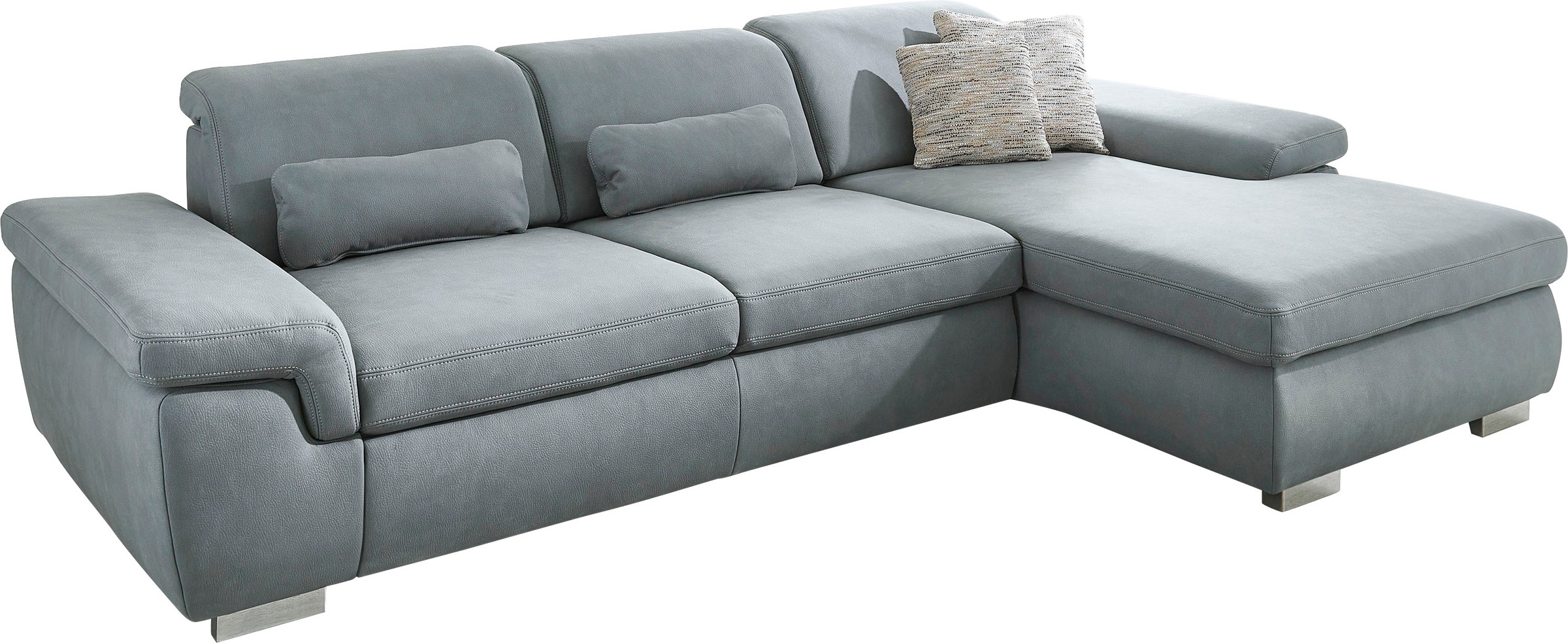 Die PlanBar Ecksofa »MP-IN17041 L-Form, Breite 325 cm« mit Sitztiefenverstellung, optional Kopfteilverstellung & Bettfunktion