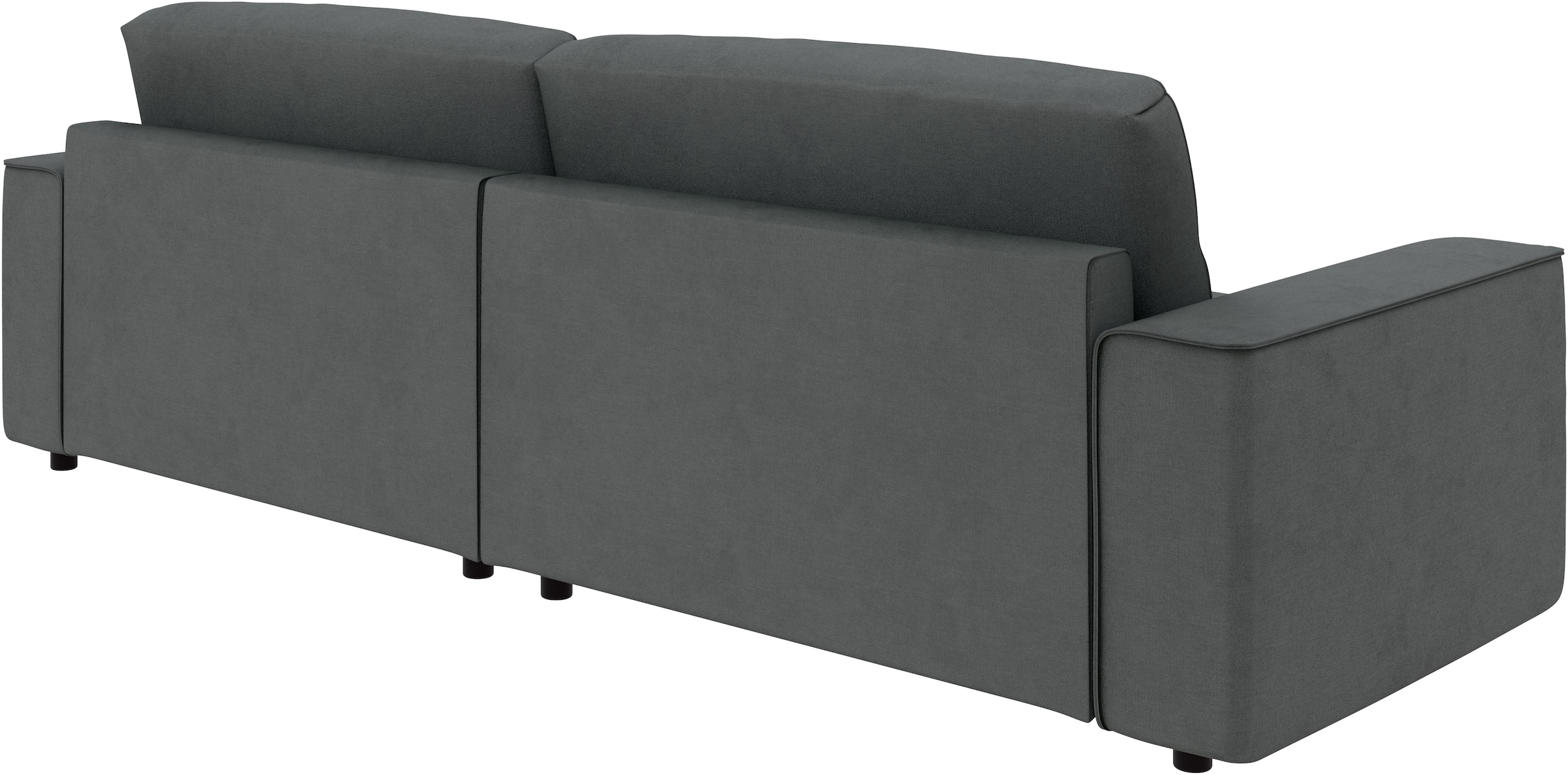 INOSIGN Ecksofa »Chance, Recamiere beidseitig montierbar, Schlaffunktion, Breite 265 cm«, auch in Cordstoff, Schlafsofa mit Bettkasten, Couch in L-Form