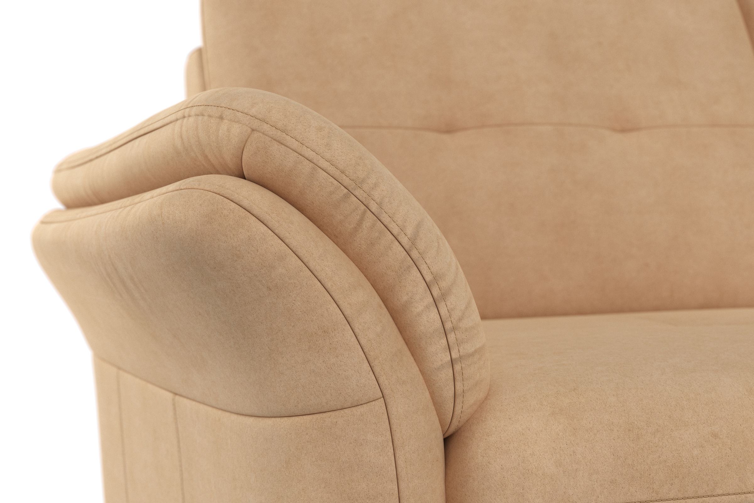 sit&more 3-Sitzer »Göteborg«, inklusive Sitztiefenverstellung und Federkern