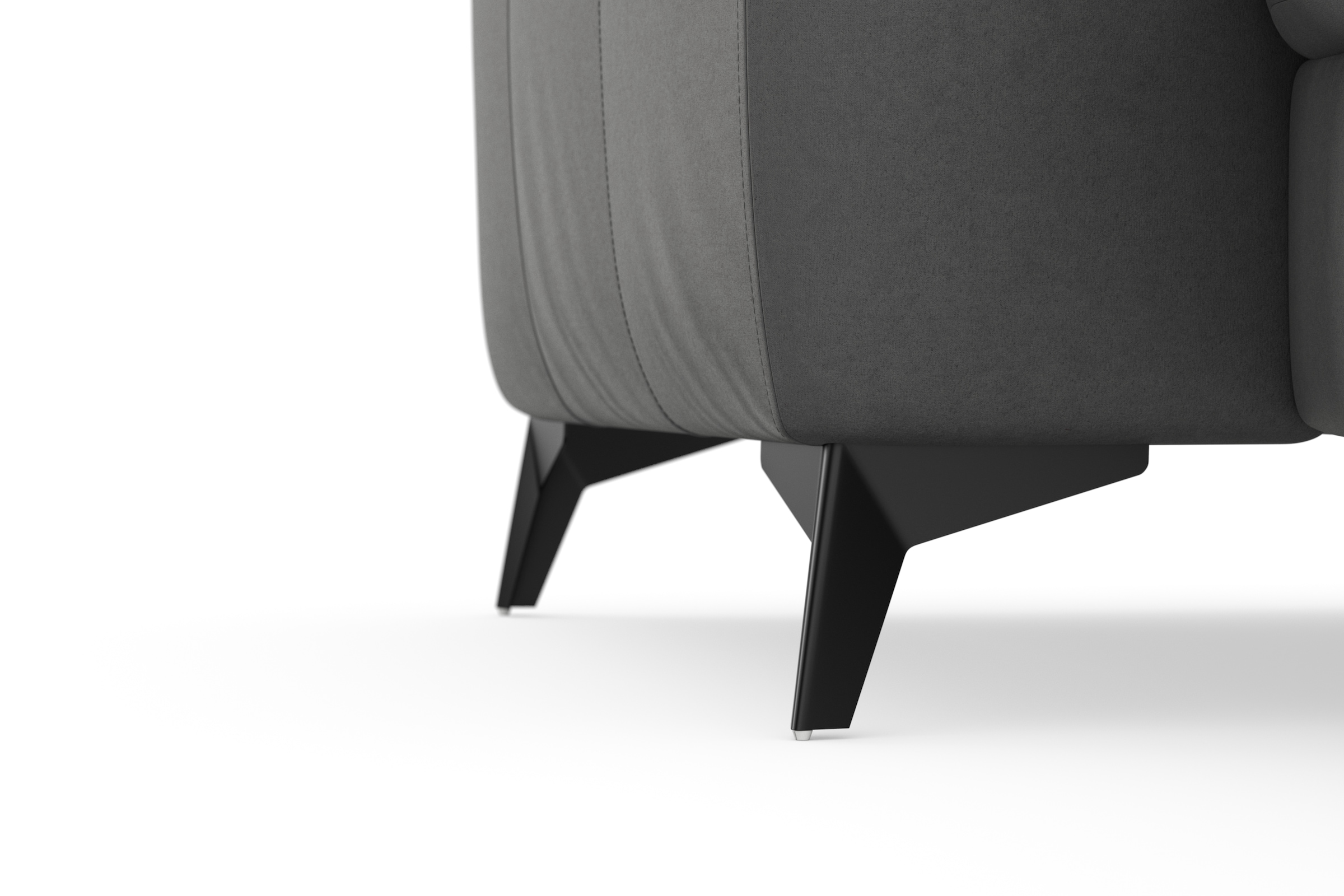 sit&more Ecksofa »Sinatra L-Form« mit Recamiere, optional mit Kopfteilverstellung und Armteilfunktion