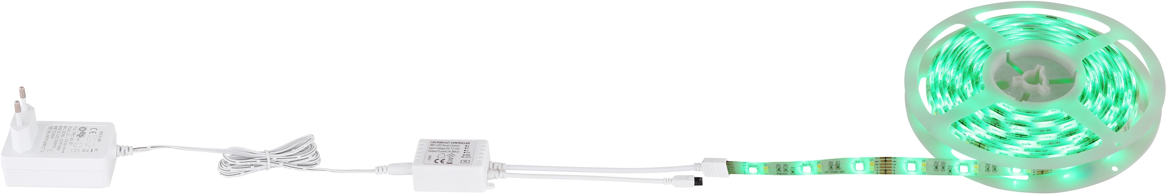 GLOBO LIGHTING LED Stripe »EDUARD«, Band/Farben fixierbar/kompatibel mit Smart Home und Alexa