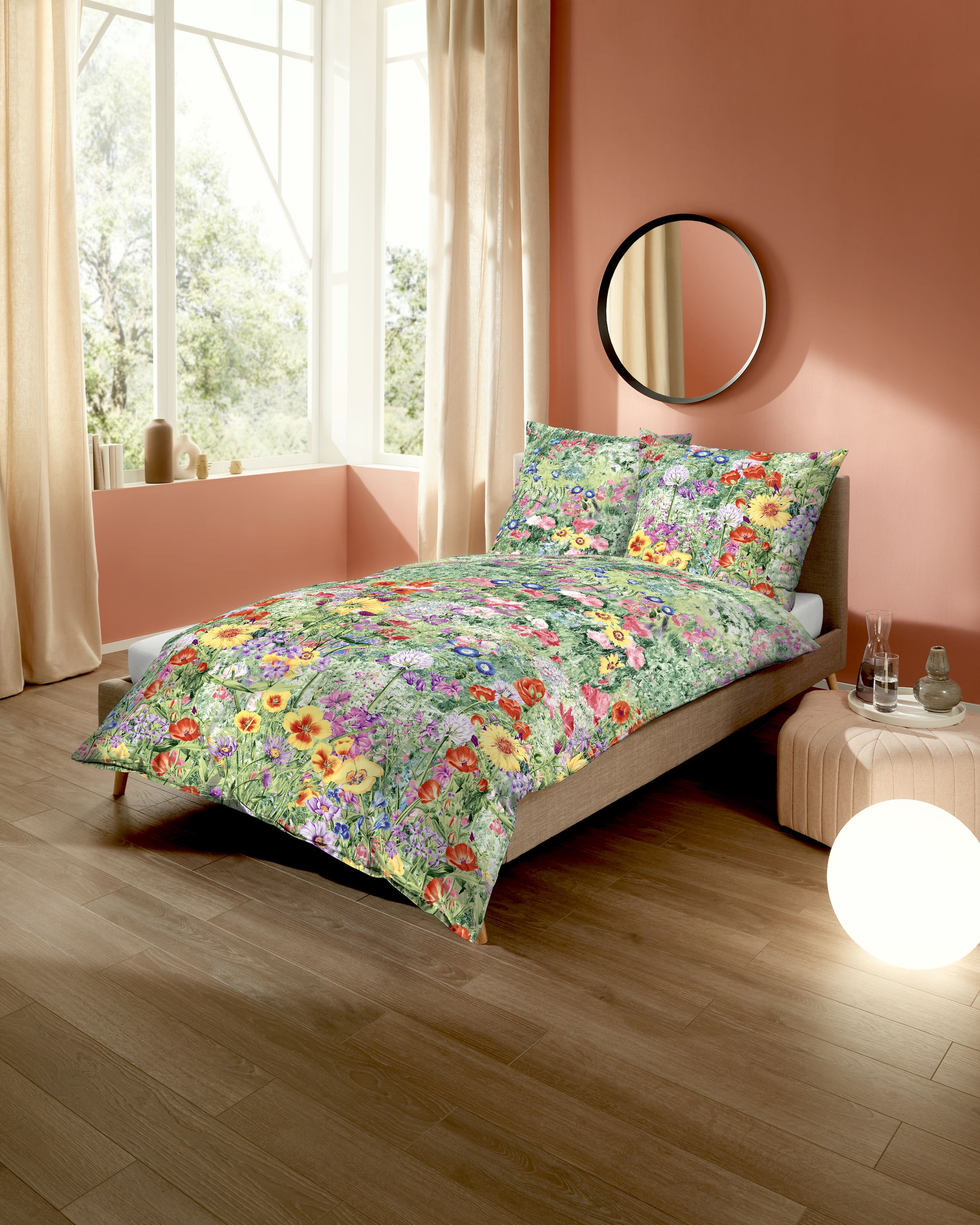 Kaeppel Bettwäsche »Farm Garden« 2 Stk. tlg. Mit Blumen günstig online kaufen