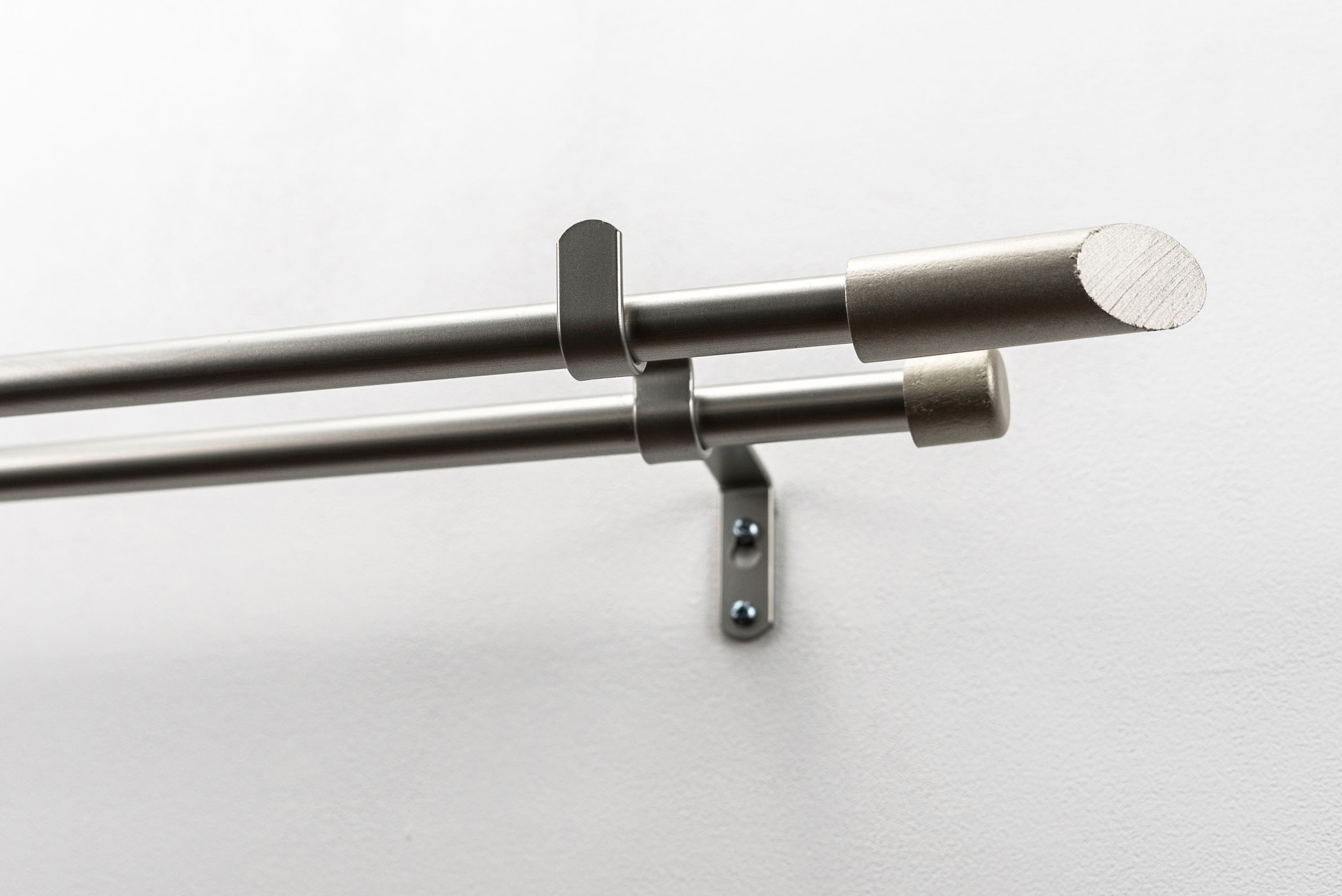 GARESA Gardinenstange »ZYLI mit offenem Träger« 2 läufig-läufig Wunschmaßlä günstig online kaufen