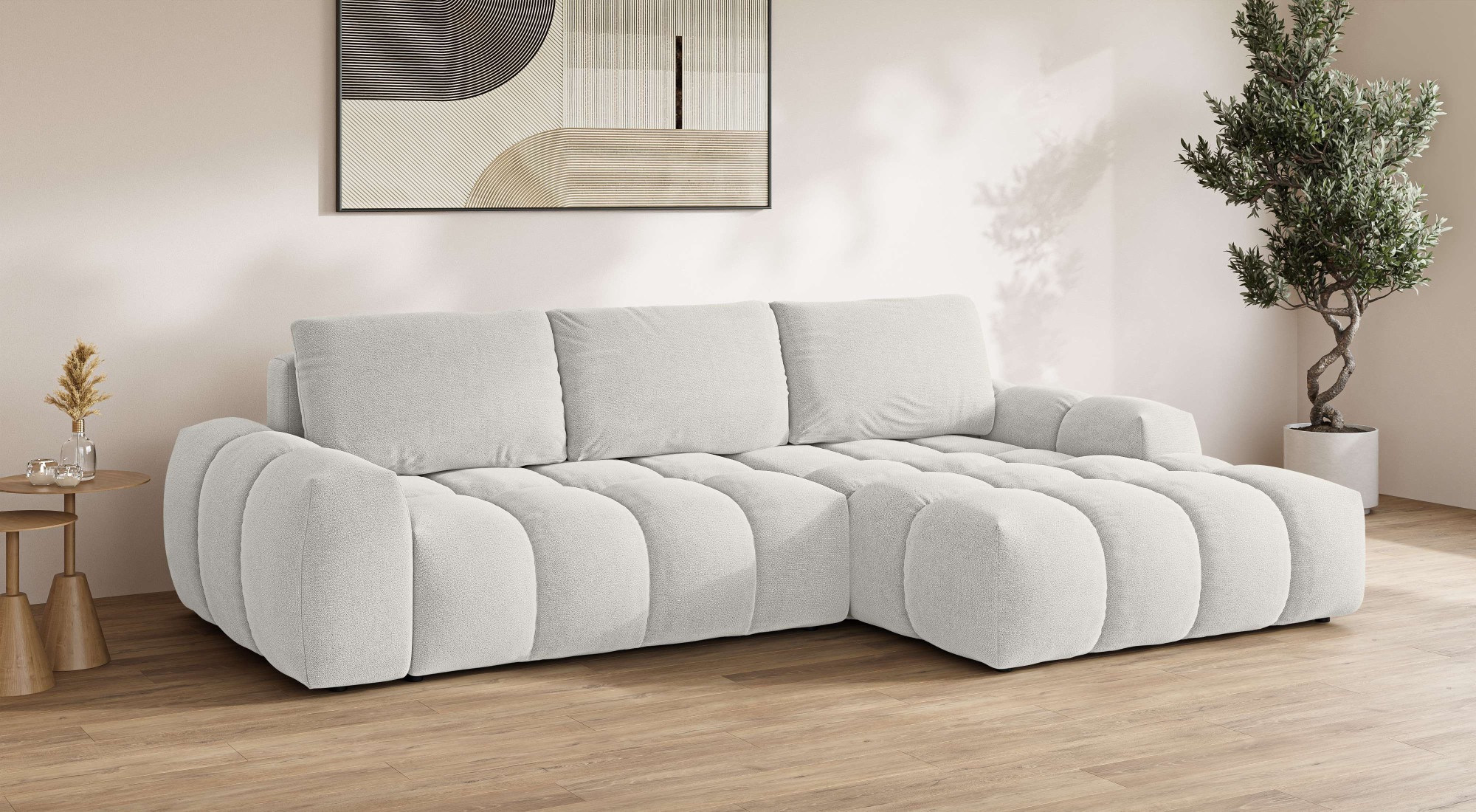 INOSIGN Ecksofa »AZITA klein optionale Schlafsofa mit Bettkasten, B/T/H: 27 günstig online kaufen