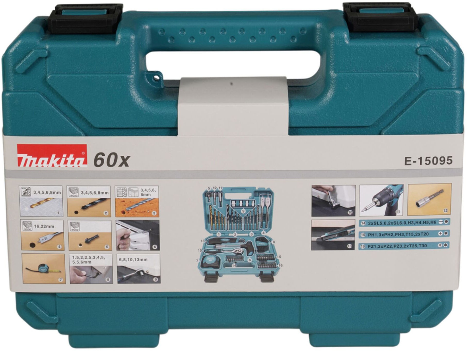 Makita Werkzeugset 60 Stk. tlg. Grundausstattung günstig online kaufen
