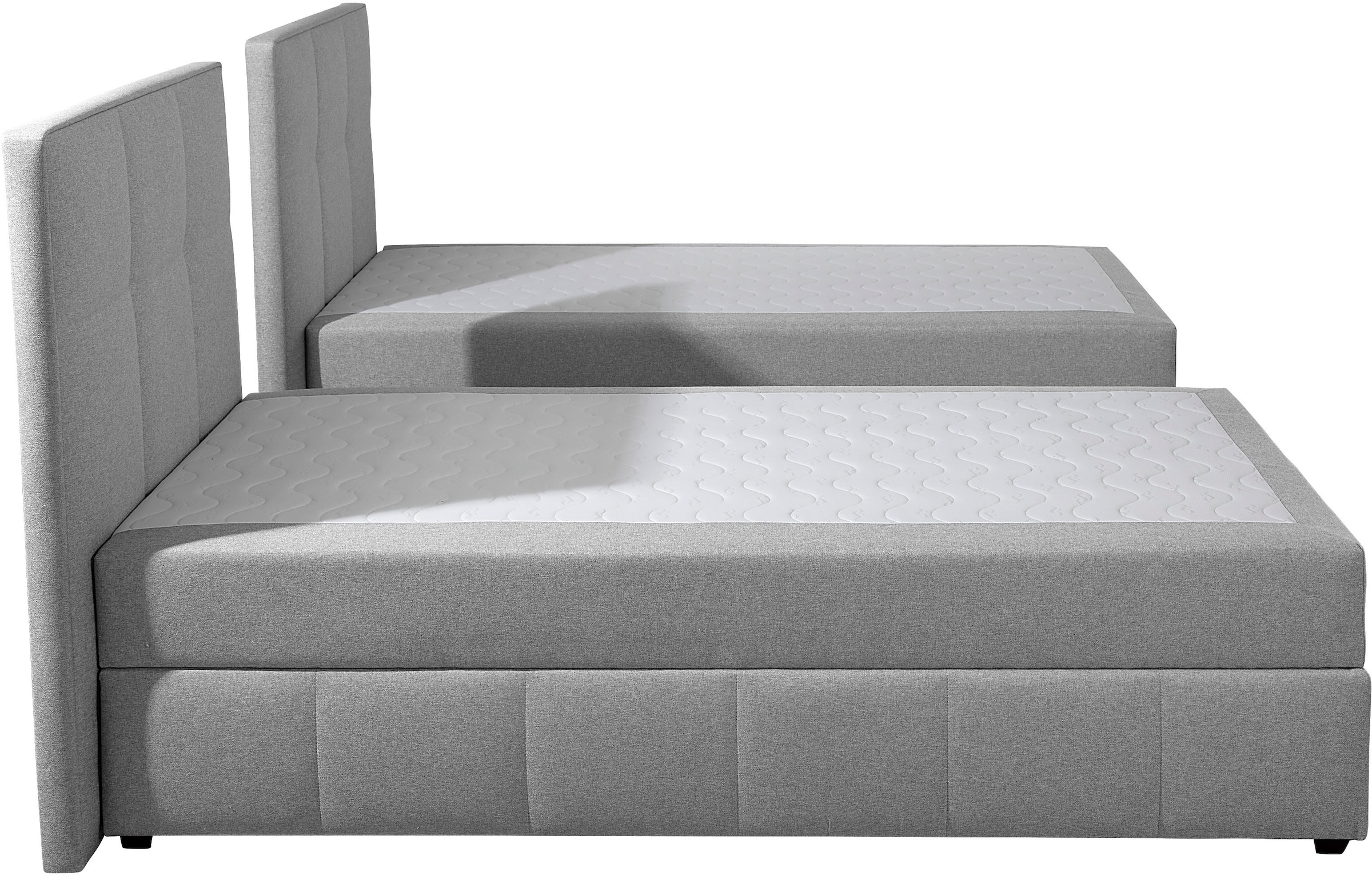 Home affaire Boxbett »Niemes« Boxbett mit Bettkasten, inkl. Topper