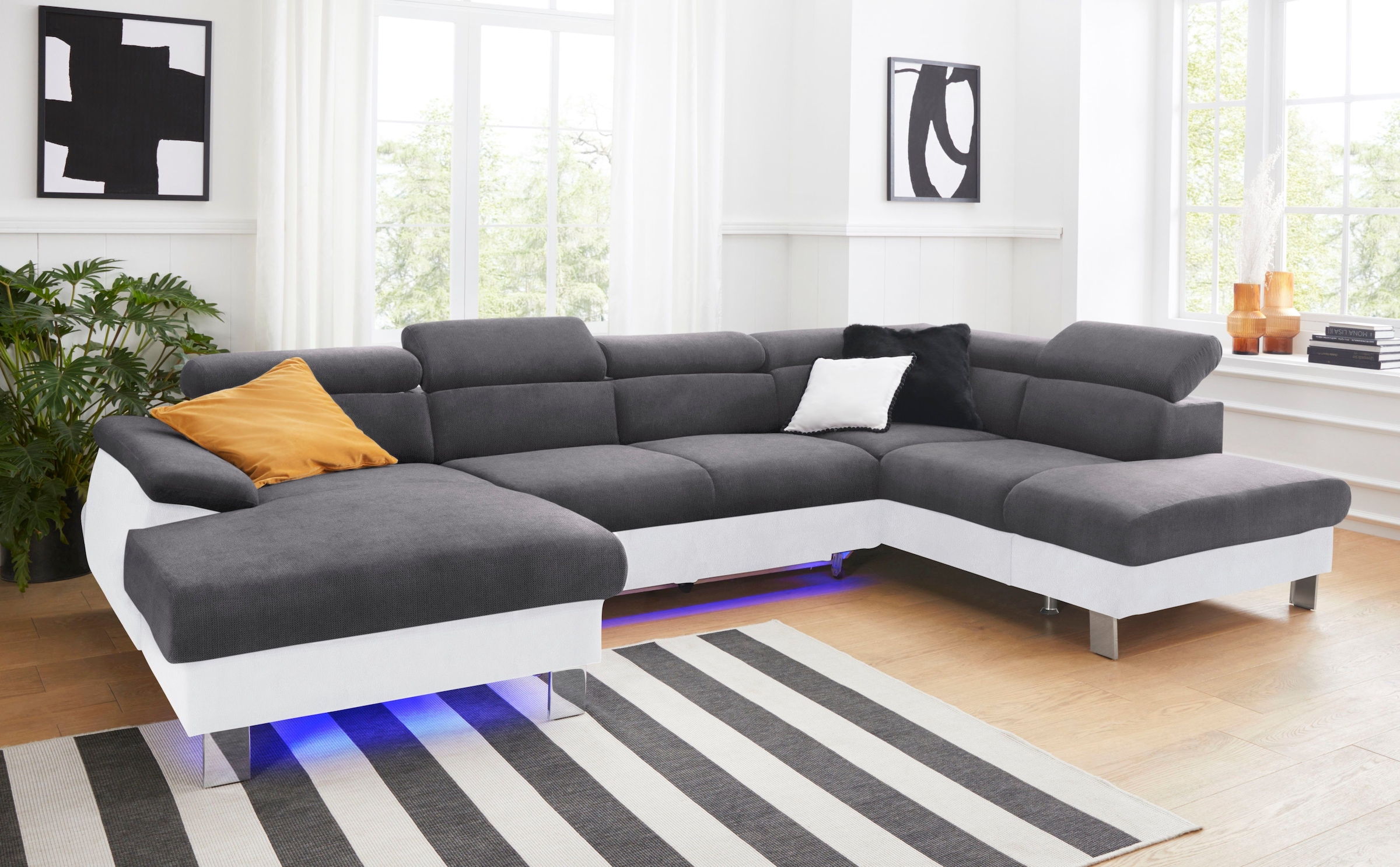 COTTA Polstergarnitur »Komaris U-Form«, (Set), Set bestehend aus: Wohnlands günstig online kaufen