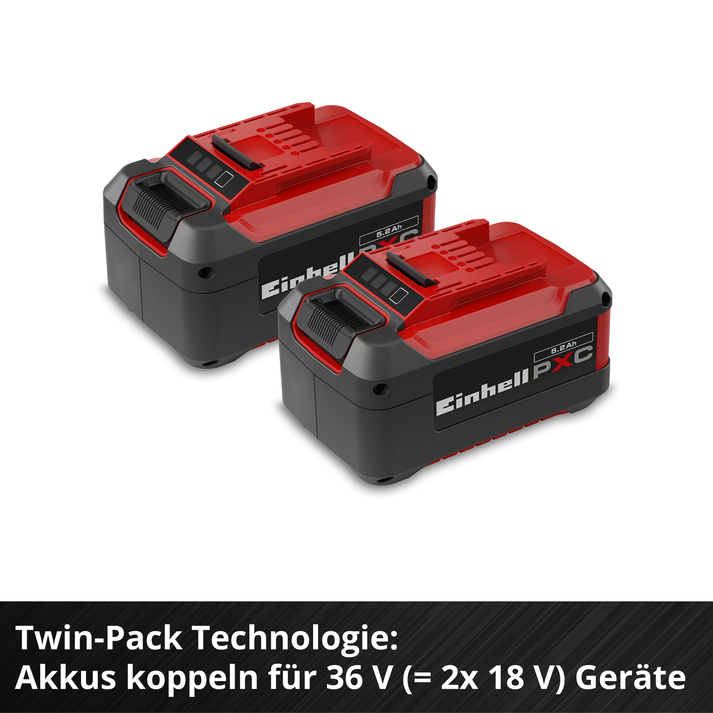 Einhell Akku »2x 18V 5,2Ah PXC-Twinpack« 18 V, 5,2 Ah