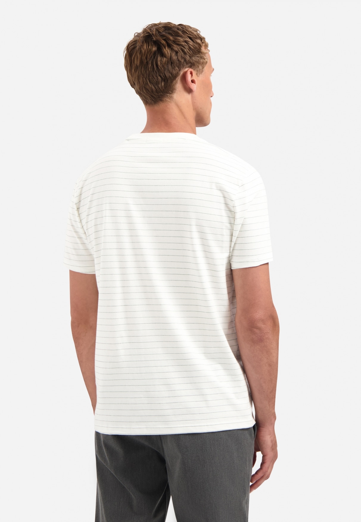 NO EXCESS T-Shirt »No Excess Gestreiftes T-Shirt«