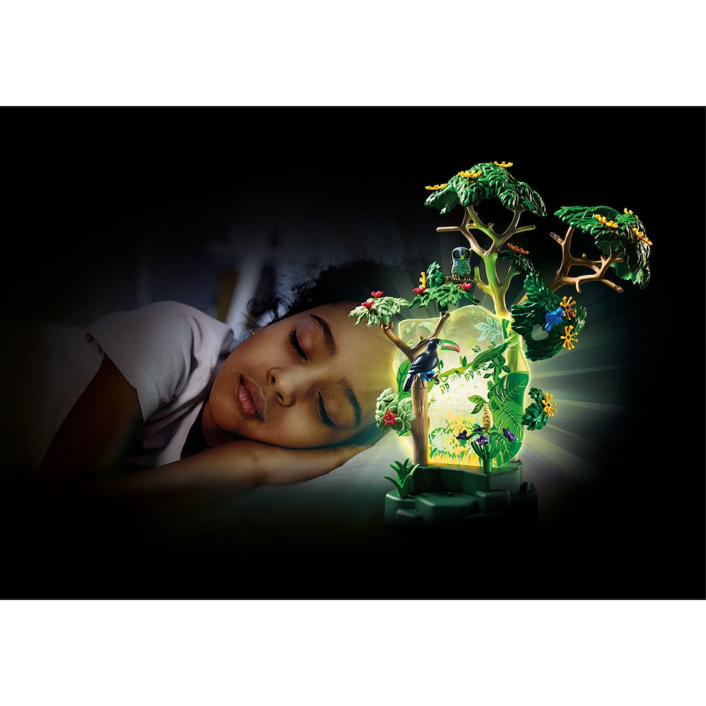 Playmobil® Konstruktions-Spielset »Wiltopia - Nachtlicht Regenwald (71009), Wiltopia«, (69 St.), teilweise aus recyceltem Material; Made in Europe