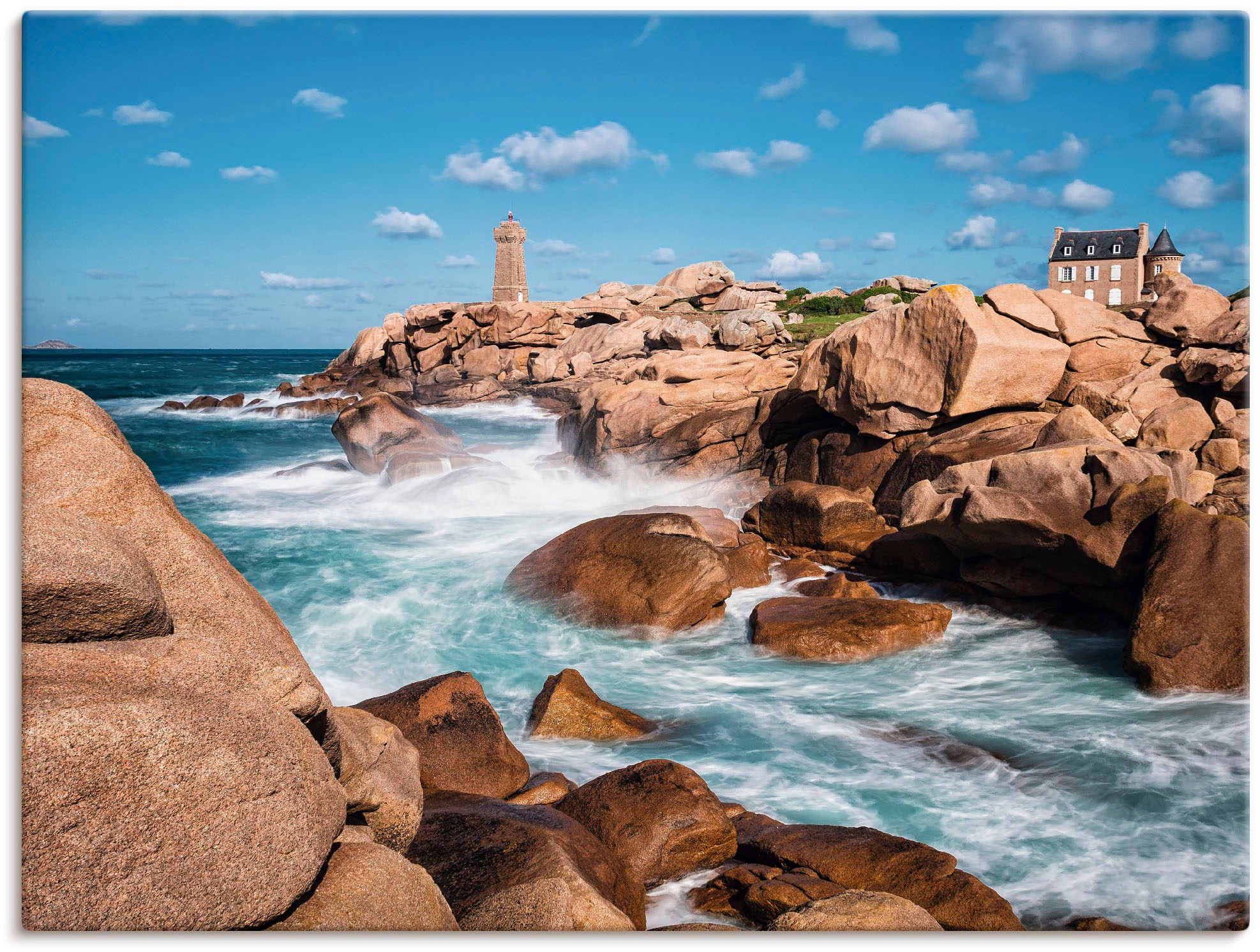 Artland Wandbild »Atlantikküste Bretagne bei Ploumanach«, Küste, (1 St.), a günstig online kaufen